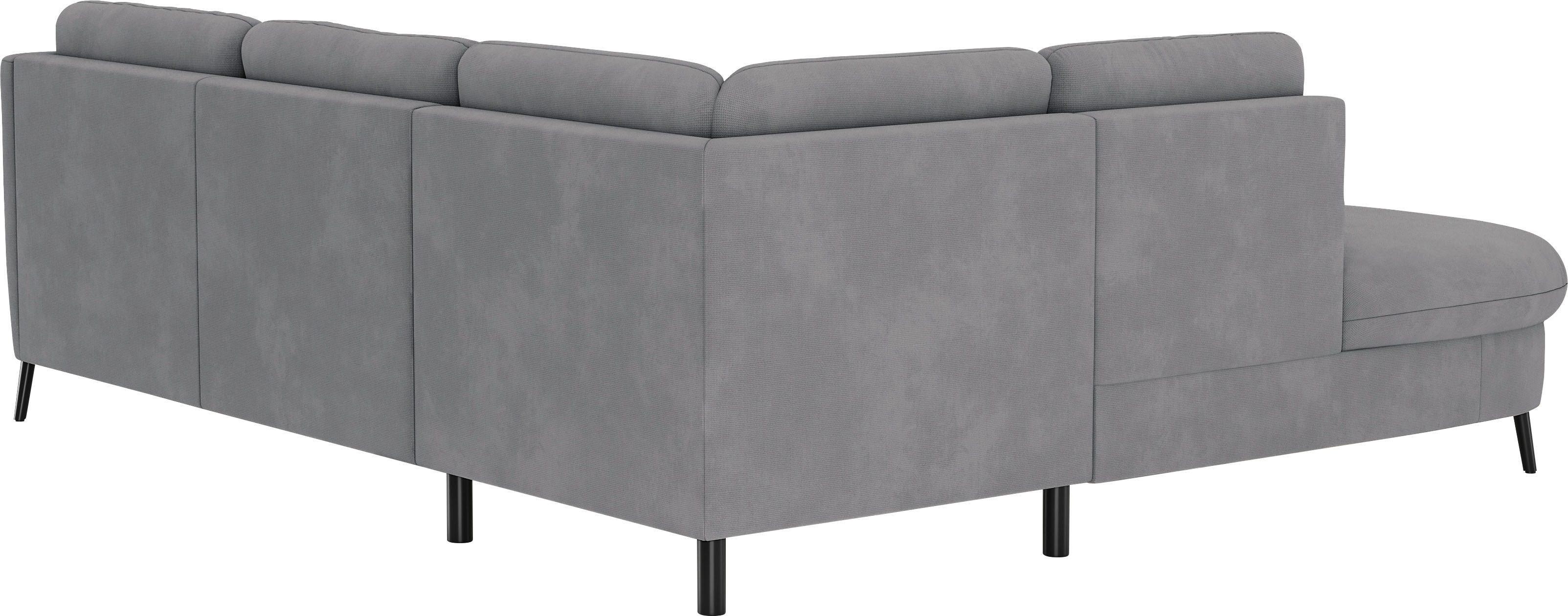 sit&more Hoekbank Soul L-vorm optioneel met bedfunctie en bedlade of lade