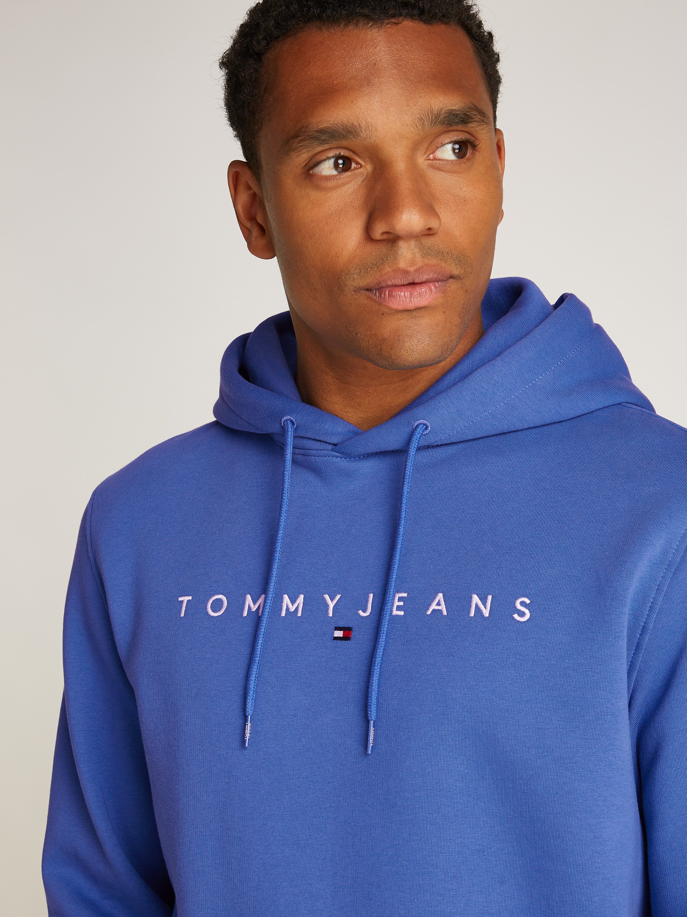 Tommy Jeans Plus Hoodie TJM REG LINEAR LOGO HOODIE EXT