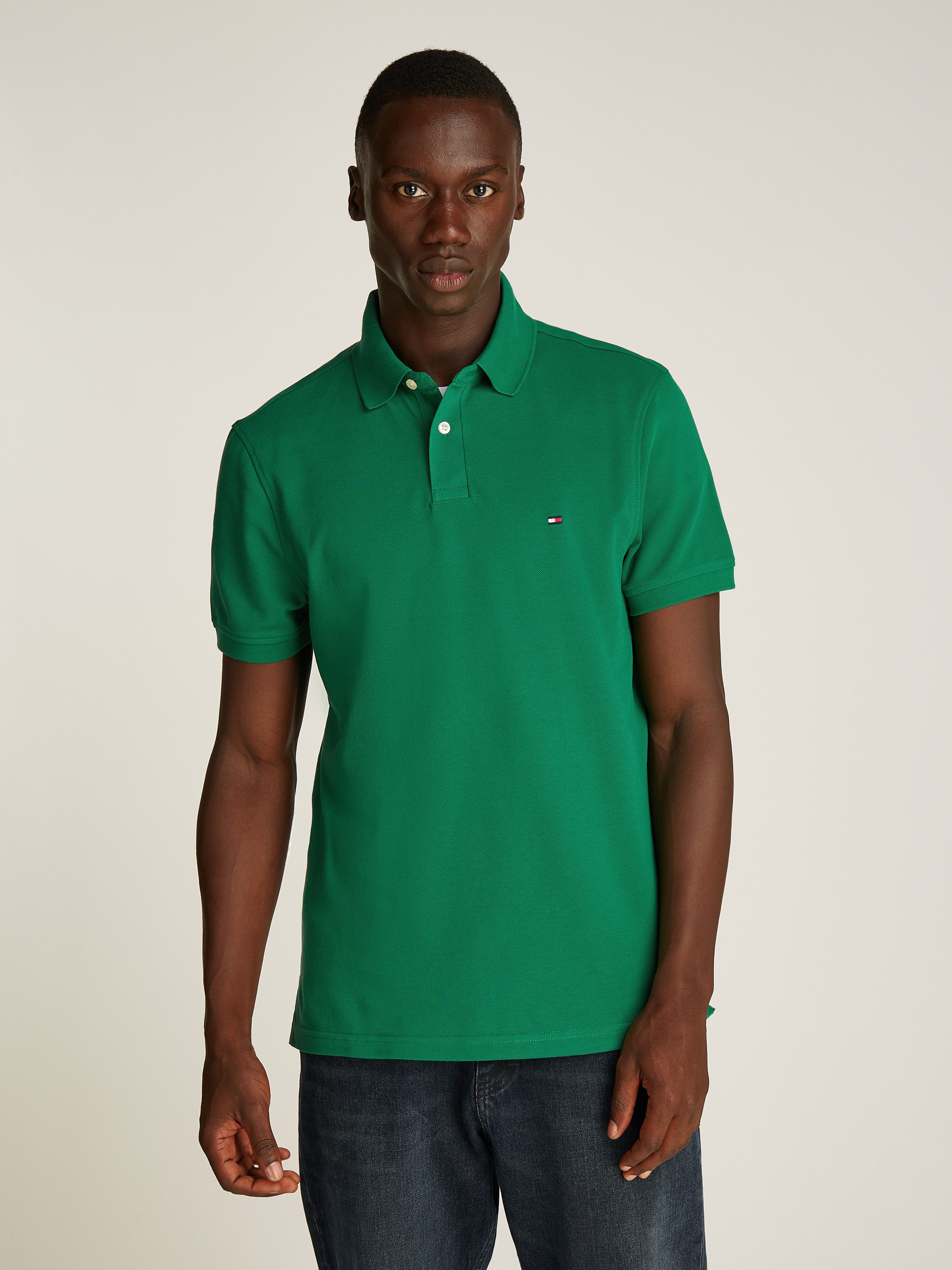 Tommy Hilfiger Poloshirt 1985 REGULAR POLO met contraststrepen in de kraag