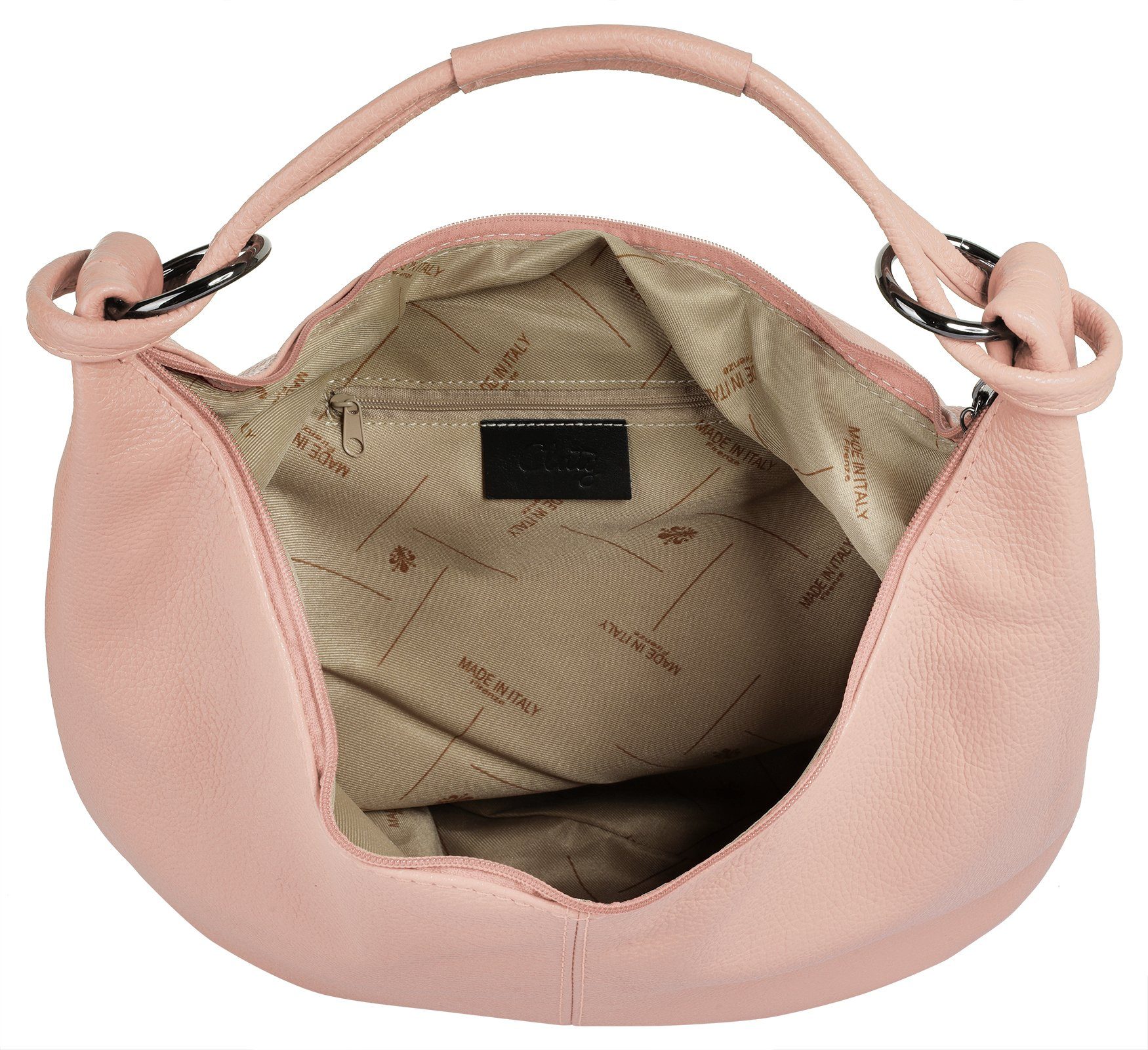 Cluty Shopper echt leer, made in italy