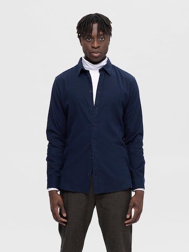 SELECTED HOMME Overhemd met lange mouwen SLHSLIMOWEN-FLANNEL SHIRT LS NOOS