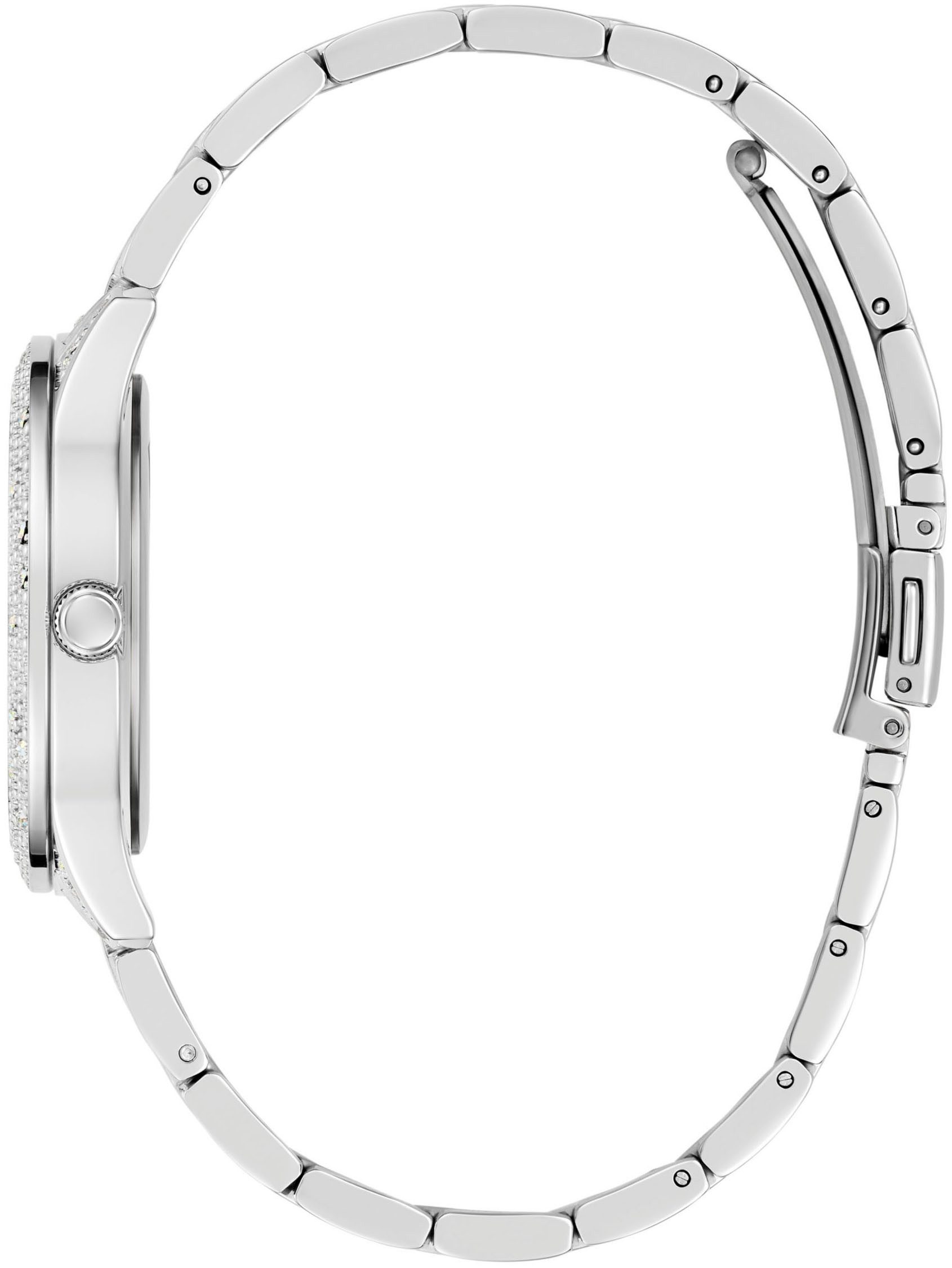 Guess Kwartshorloge Shooting star Horloge, dameshorloge, kristallen, mineraalglas, stalen band