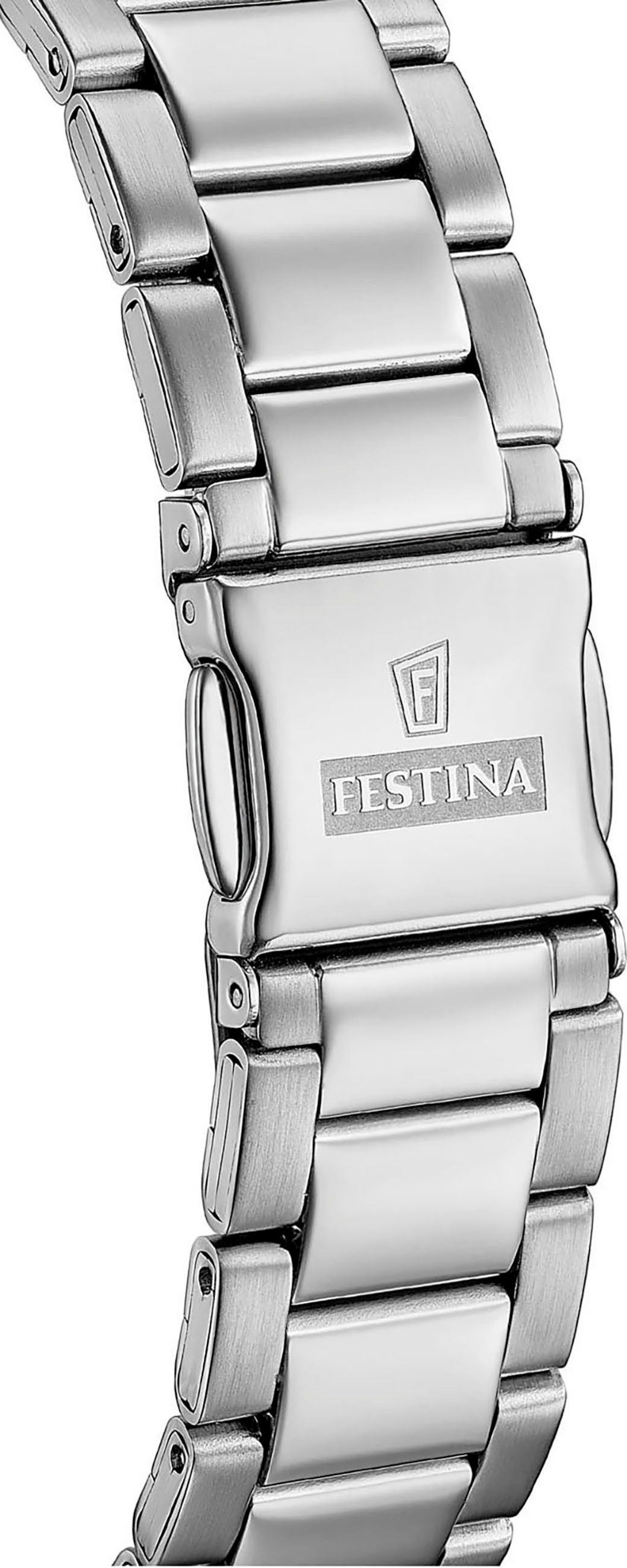 Festina Kwartshorloge Horloge, dameshorloge, herenhorloge, stalen band, analoog, dag