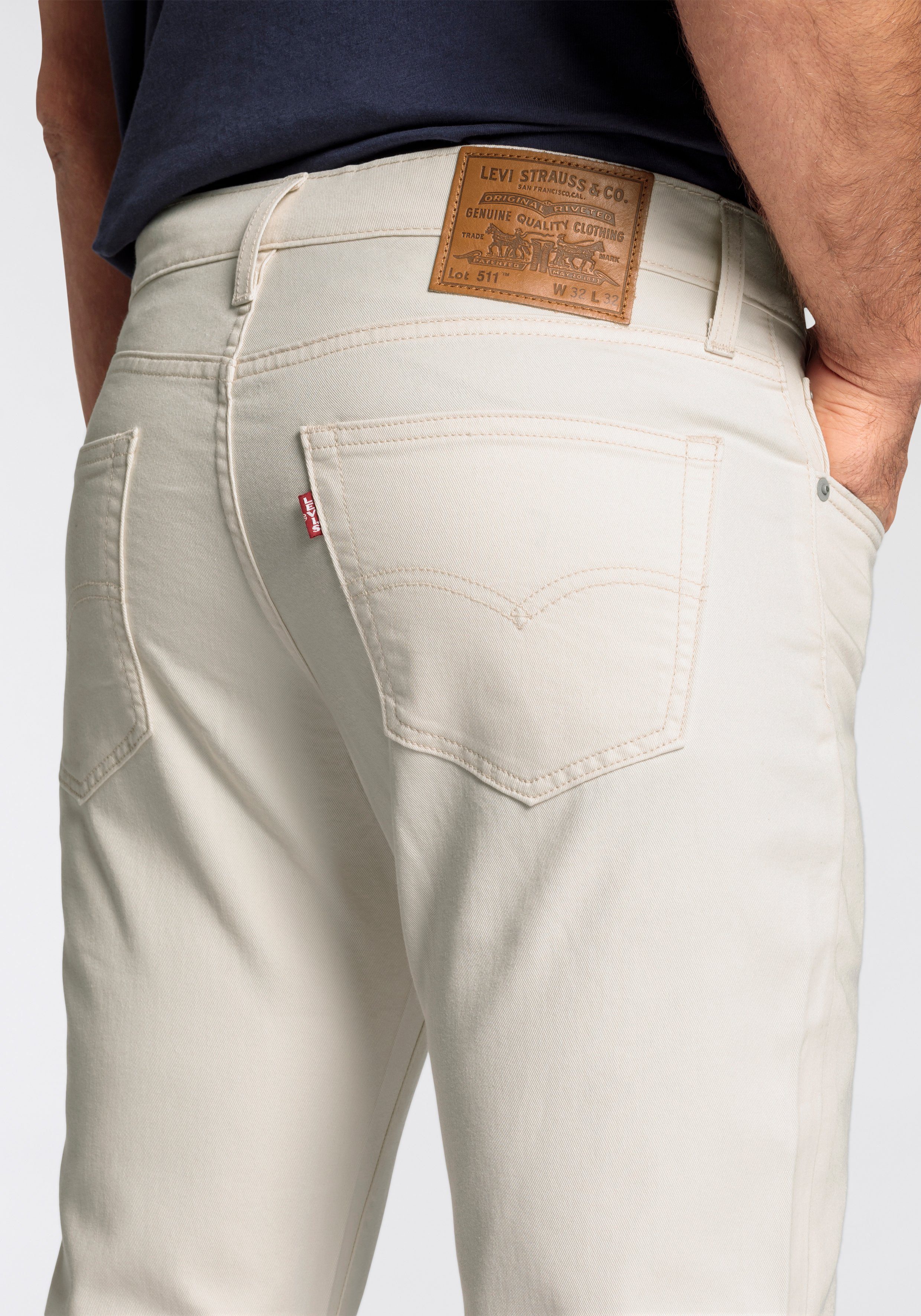Levi's® Slim fit jeans 511 SLIM met een grote logo-badge
