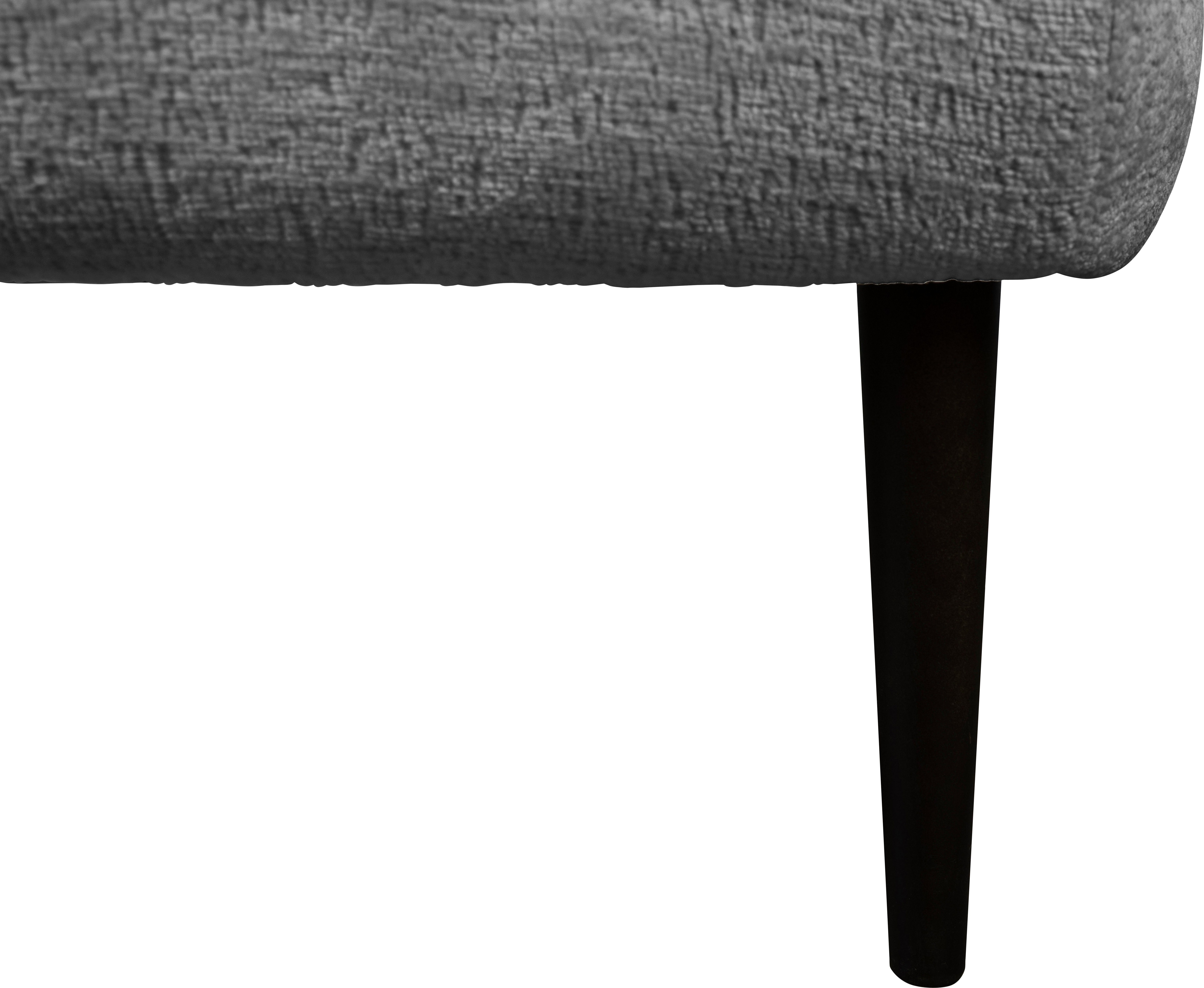 LeGer Home by Lena Gercke Fauteuil Dinah Knoopdetails op de achterkant, naar keuze met of zonder poef/voetenbank