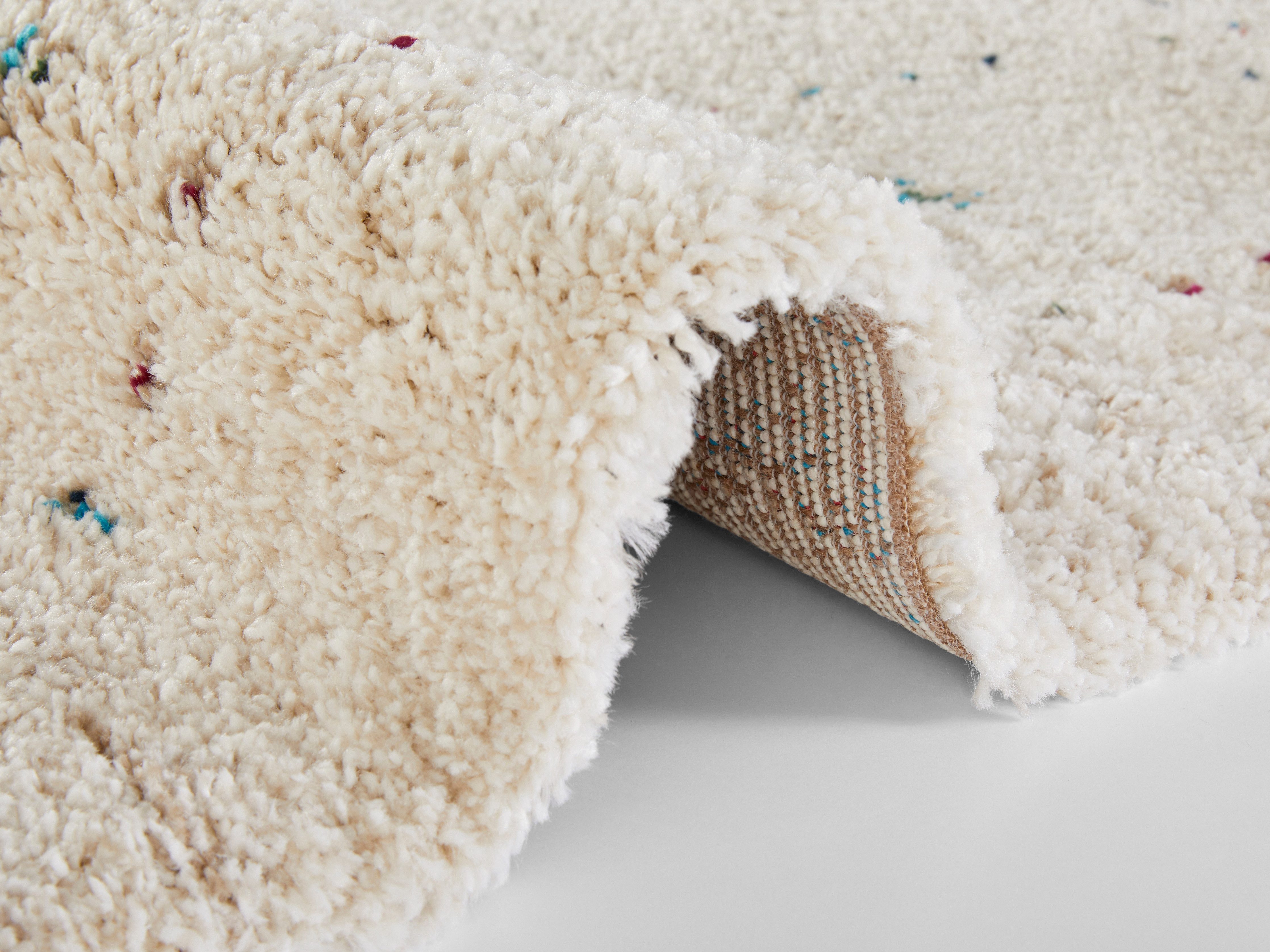HANSE Home Hoogpolig vloerkleed Teo Shaggy, flokati, zacht, boho, woonkamer, slaapkamer, kinderkamer