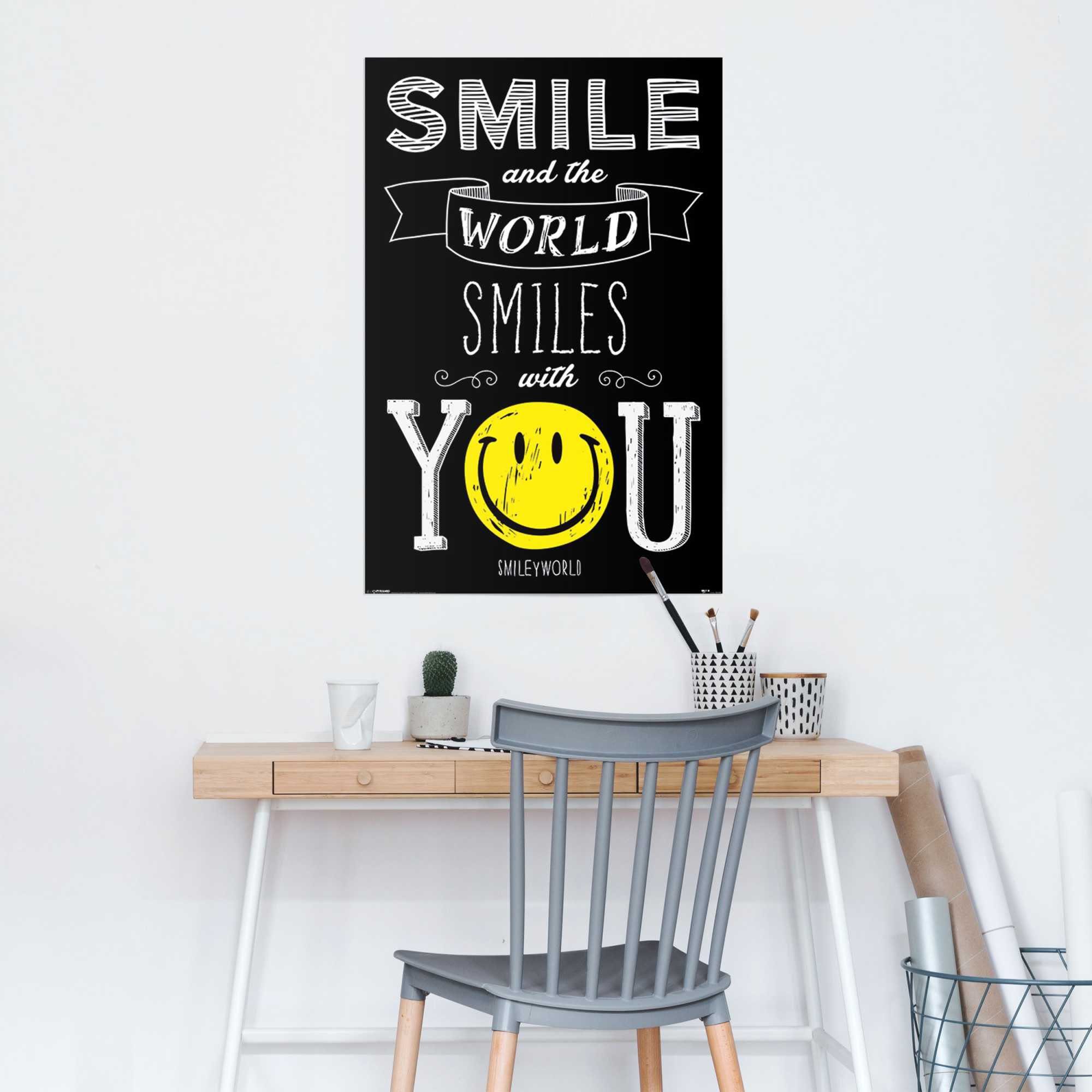 Reinders! Poster Smiley world smiles with you