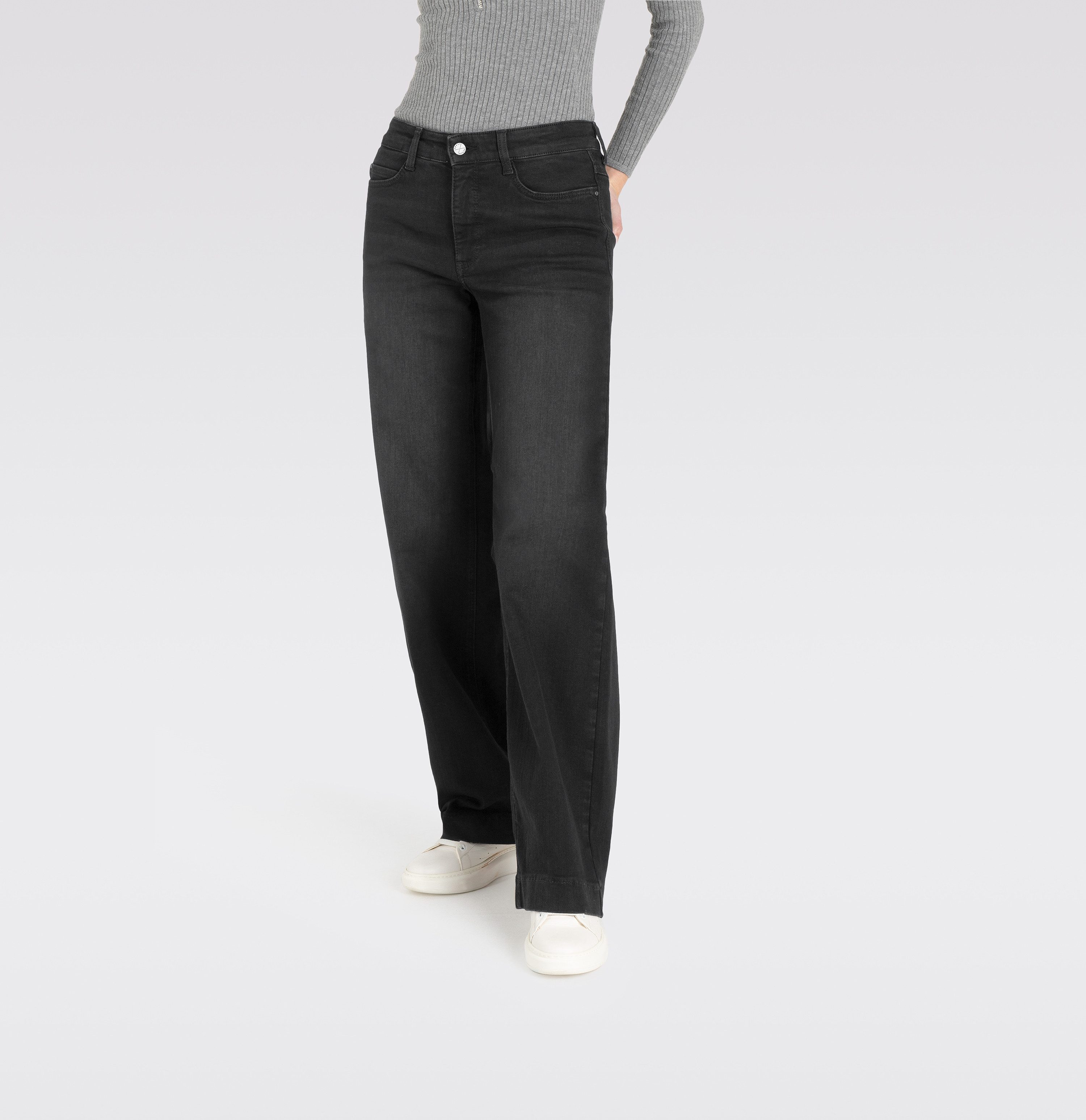 MAC Wijde jeans DREAM WIDE met wijde broekspijp stretch
