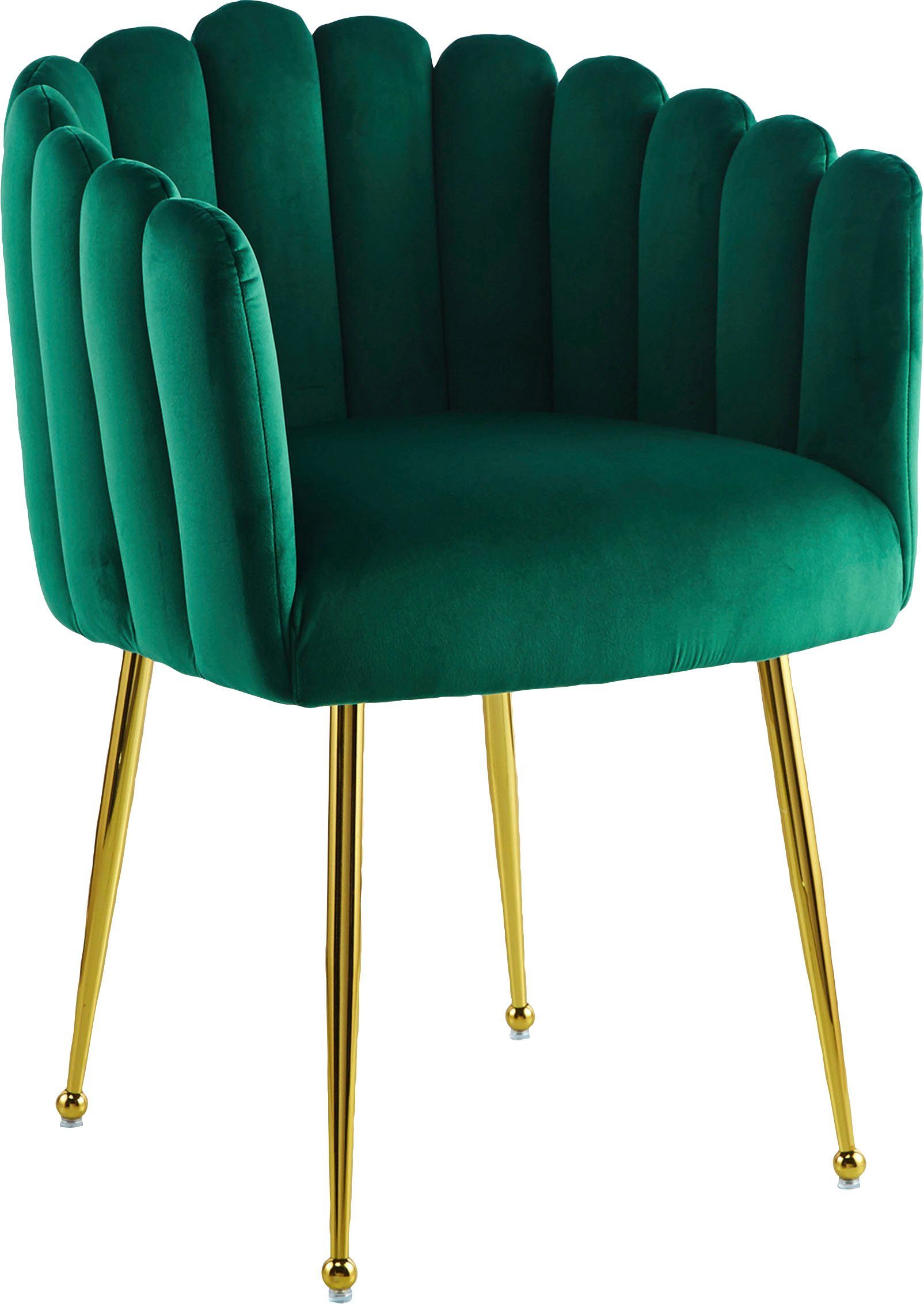 Kayoom Eetkamerstoel Stoel Mucha, decoratieve luxe stoel fluweelzachte bekleding, aantrekkelijk, verkrijgbaar in edele kleuren (1 stuk)