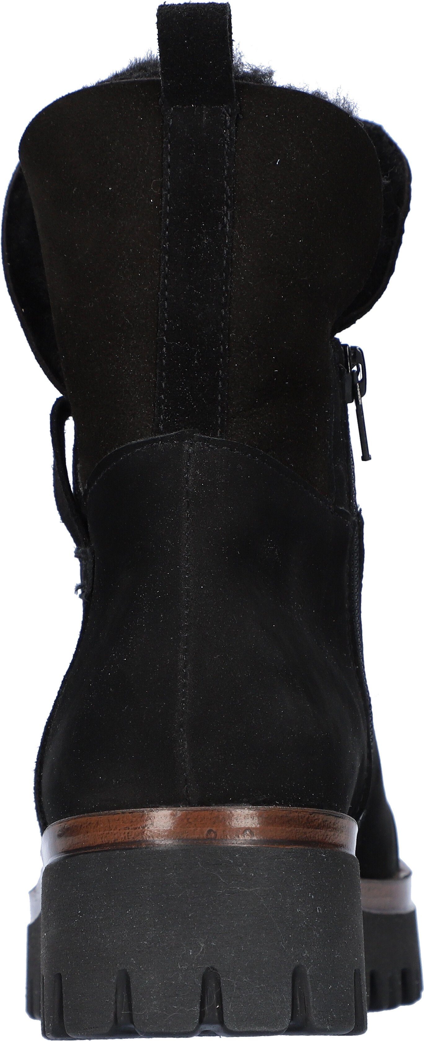 Waldläufer Winterlaarzen H-LONDON , comfortboots, profielzool, met knuffelige kraag, comfortabele breedte g