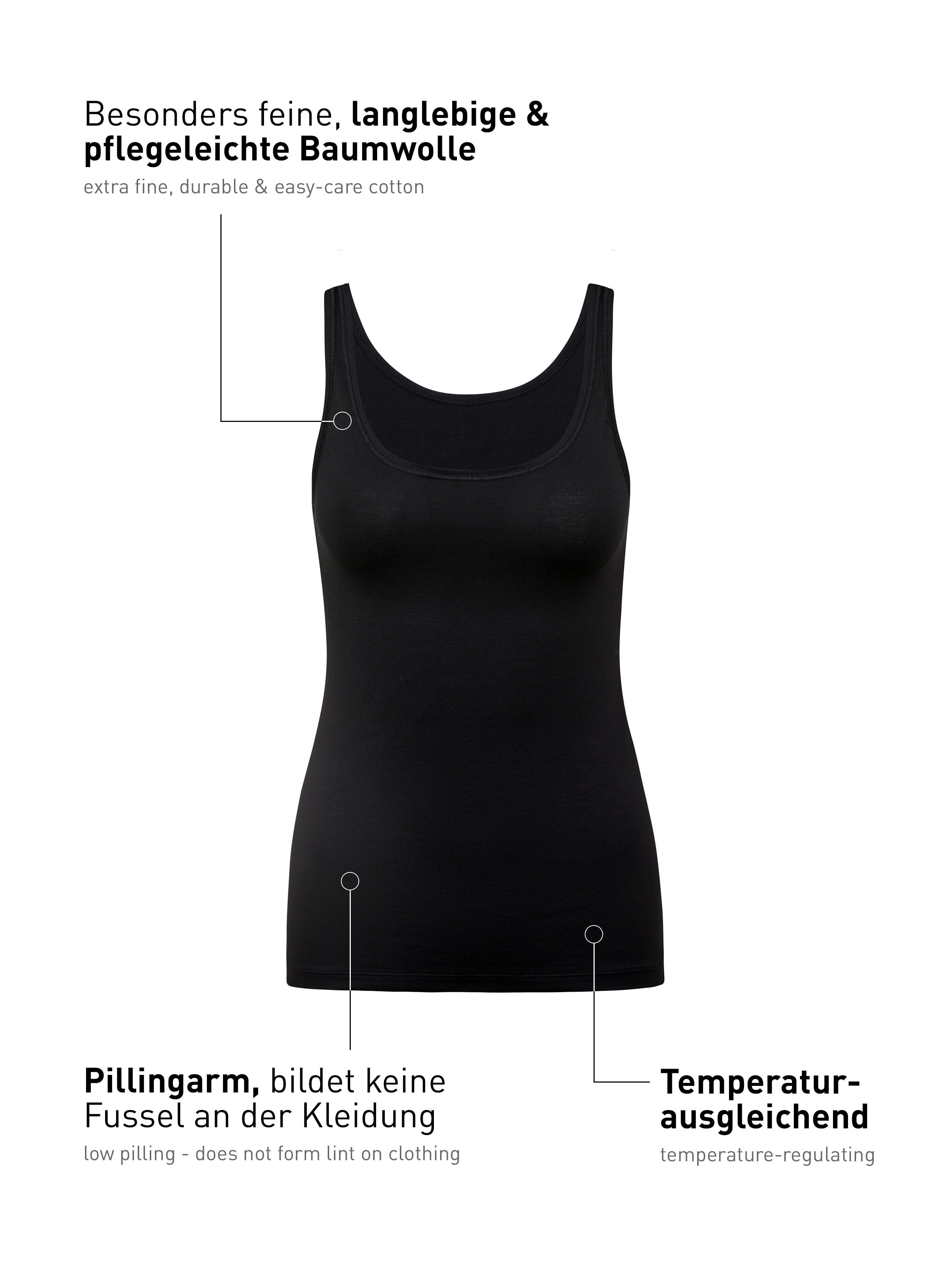 CALIDA Tanktop Natural Comfort met verminderde pillingvorming