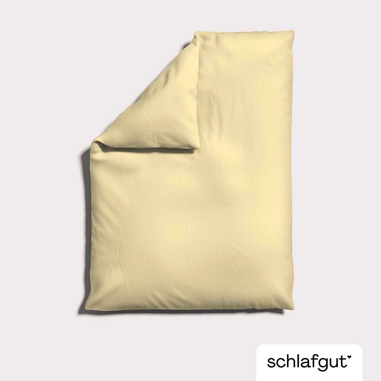 Schlafgut Dekbedovertrek Woven Satin bijzonder dicht geweven, mix & match: bijpassende kussenhoes verkrijgbaar (1 stuk)
