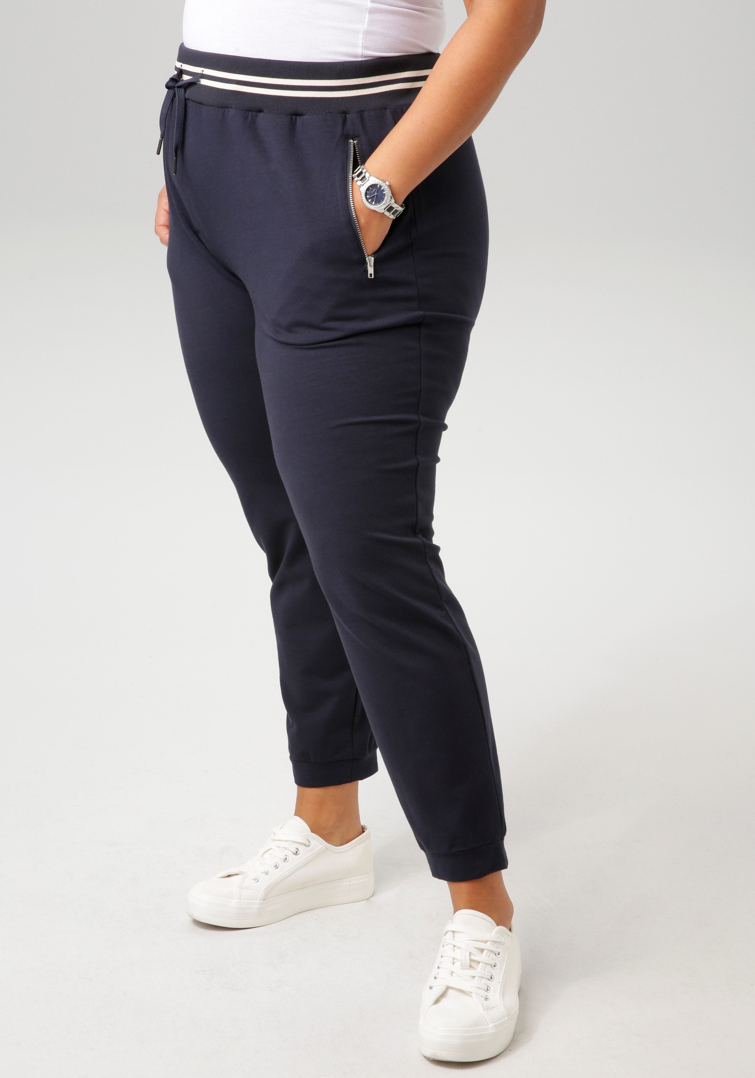 Aniston PLUS Comfortbroek Met ritszakken - NIEUWE COLLECTIE