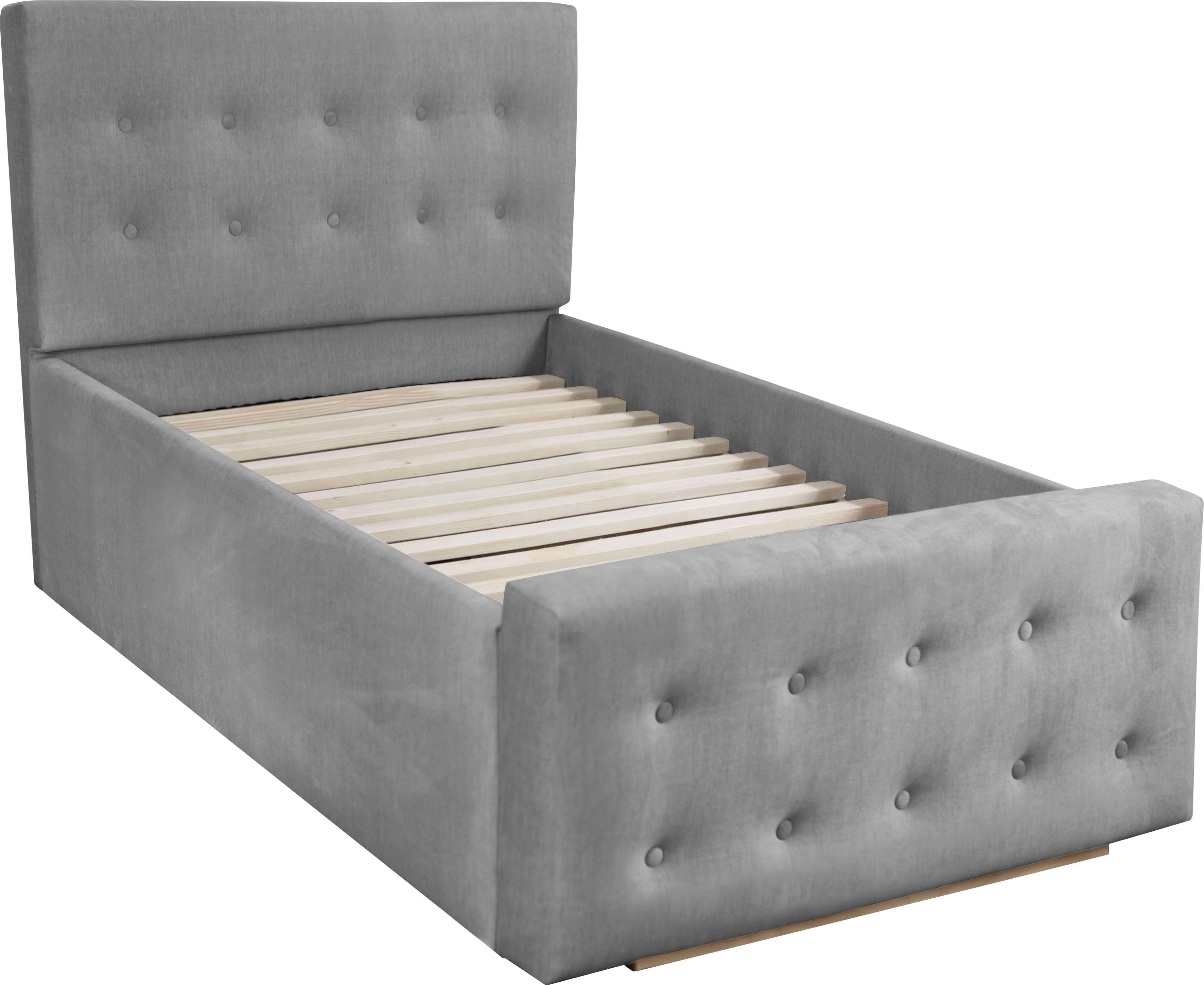Home affaire Gestoffeerd bed Vaine in 5 breedten, ook in lengte 220 cm, incl. lattenrol