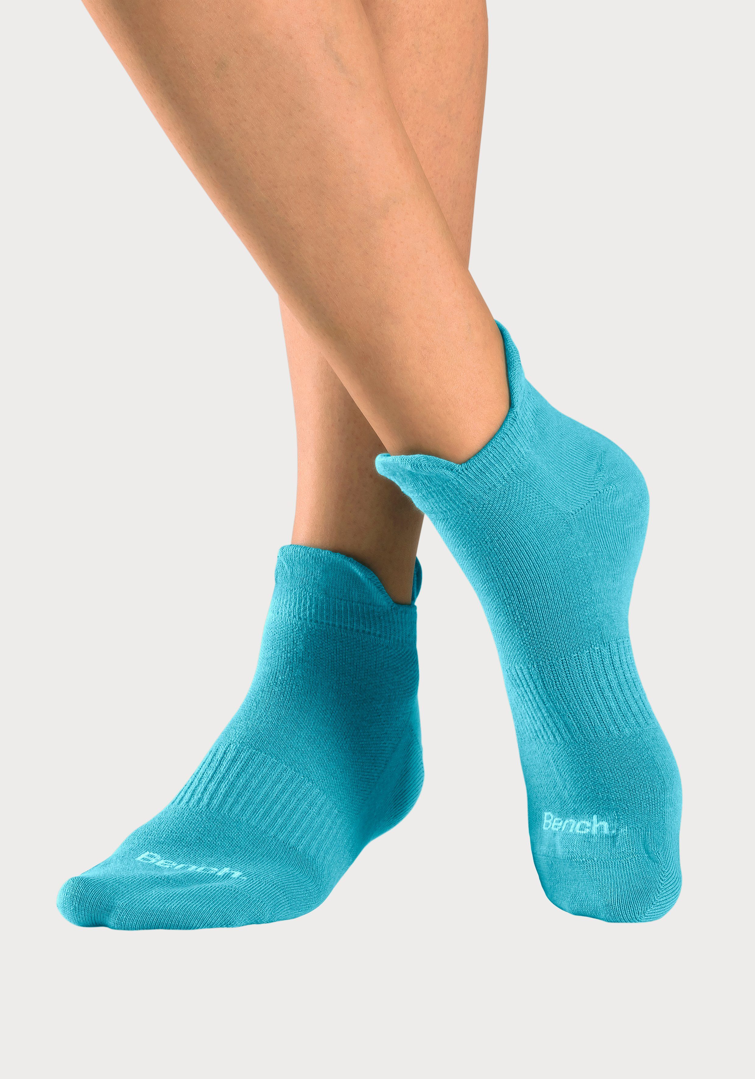 Bench. Sneakersokken met fijne mesh constructie en middenvoetrubber (set, 6 paar)