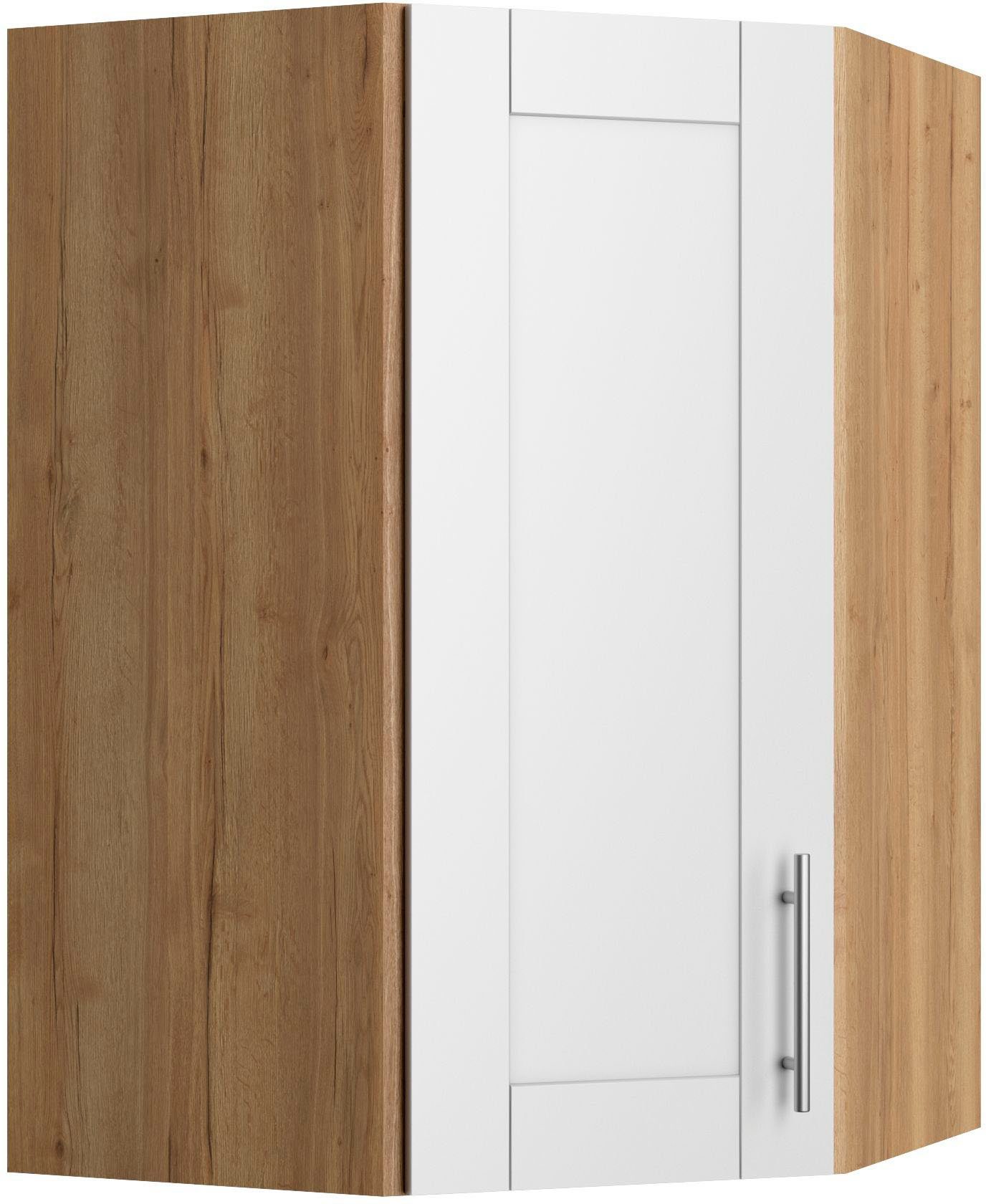 OPTIFIT Hangend hoekkastje Ahus Breedte 60 x 60 cm