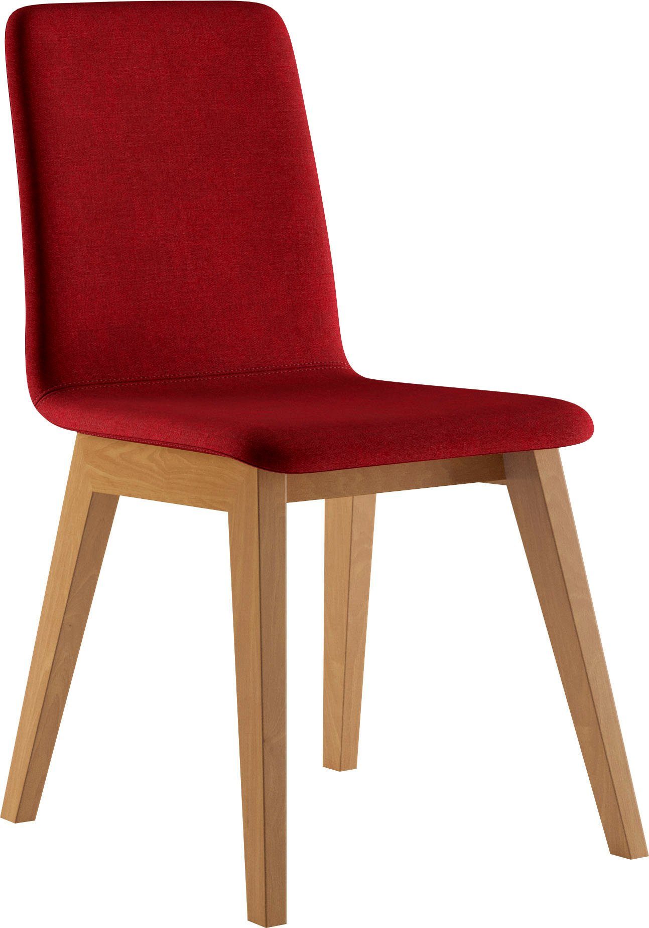 INOSIGN Stoel Sandy met verschillende stoelpootkleuren en kleurvarianten, zithoogte 47 cm (2 stuks)