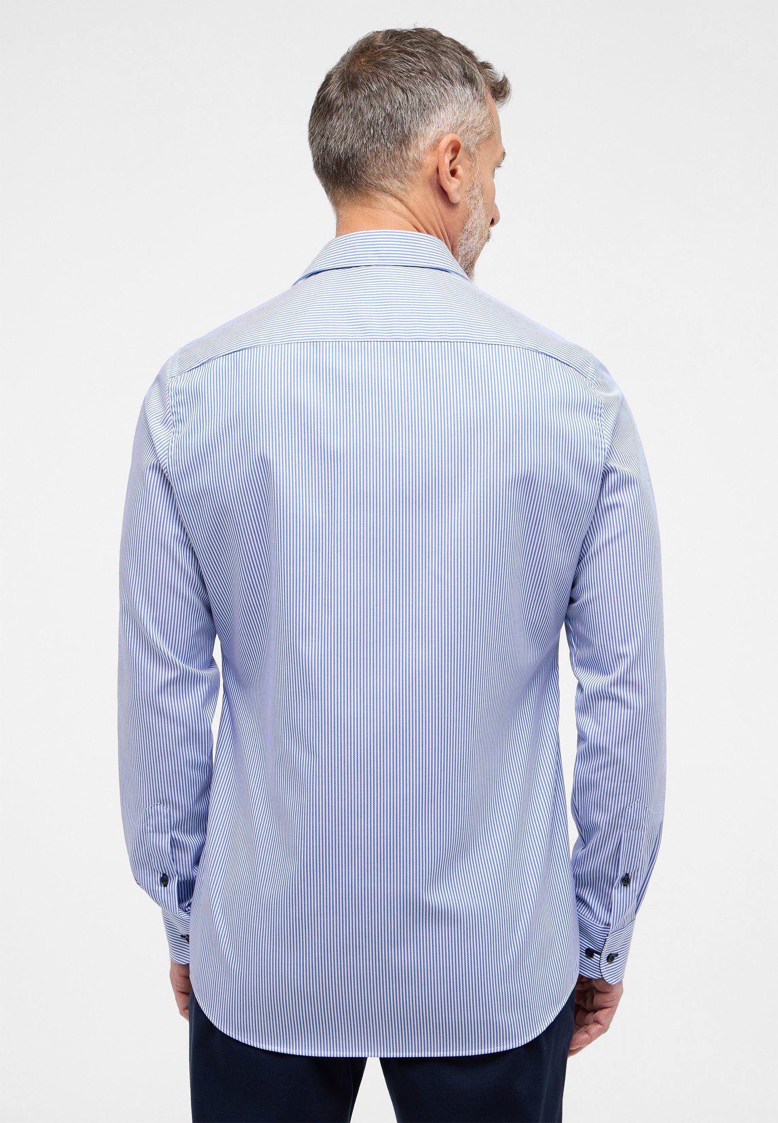 Eterna Overhemd met lange mouwen Slim fit NON IRON (strijkvrij)
