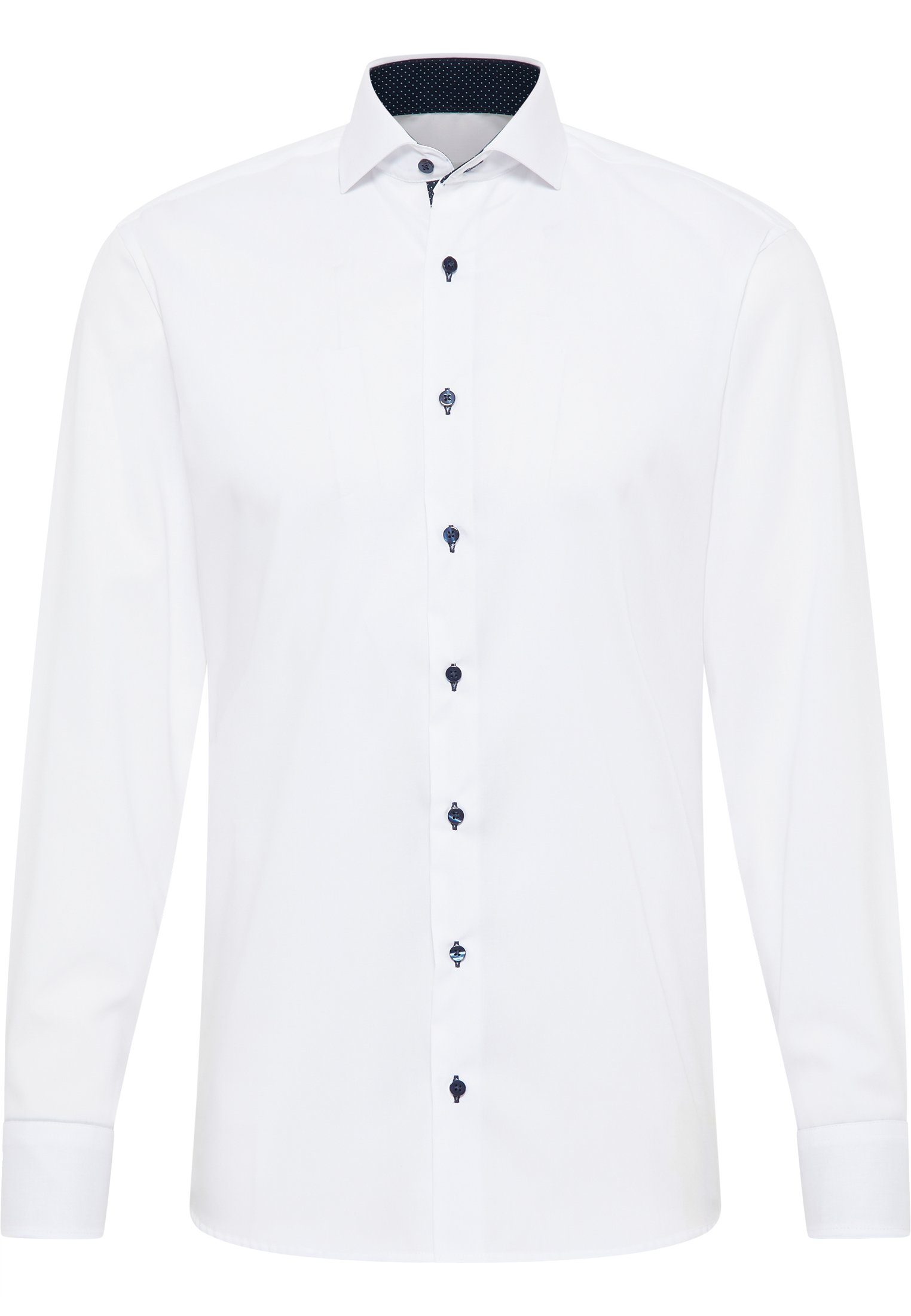 Eterna Overhemd met lange mouwen Slim fit NON IRON (strijkvrij)