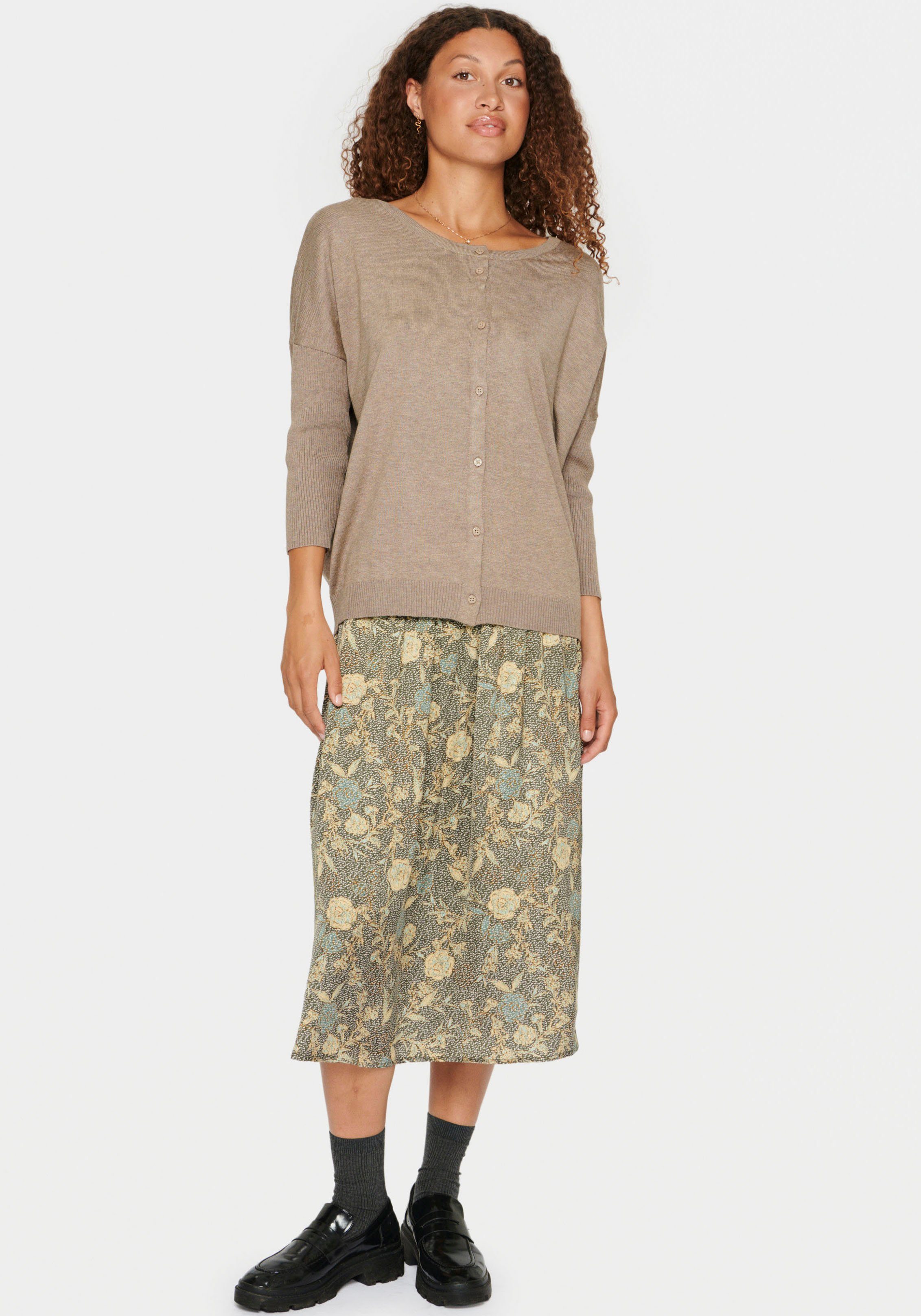 Saint Tropez Vest MilaSZ Rib SL Cardigan