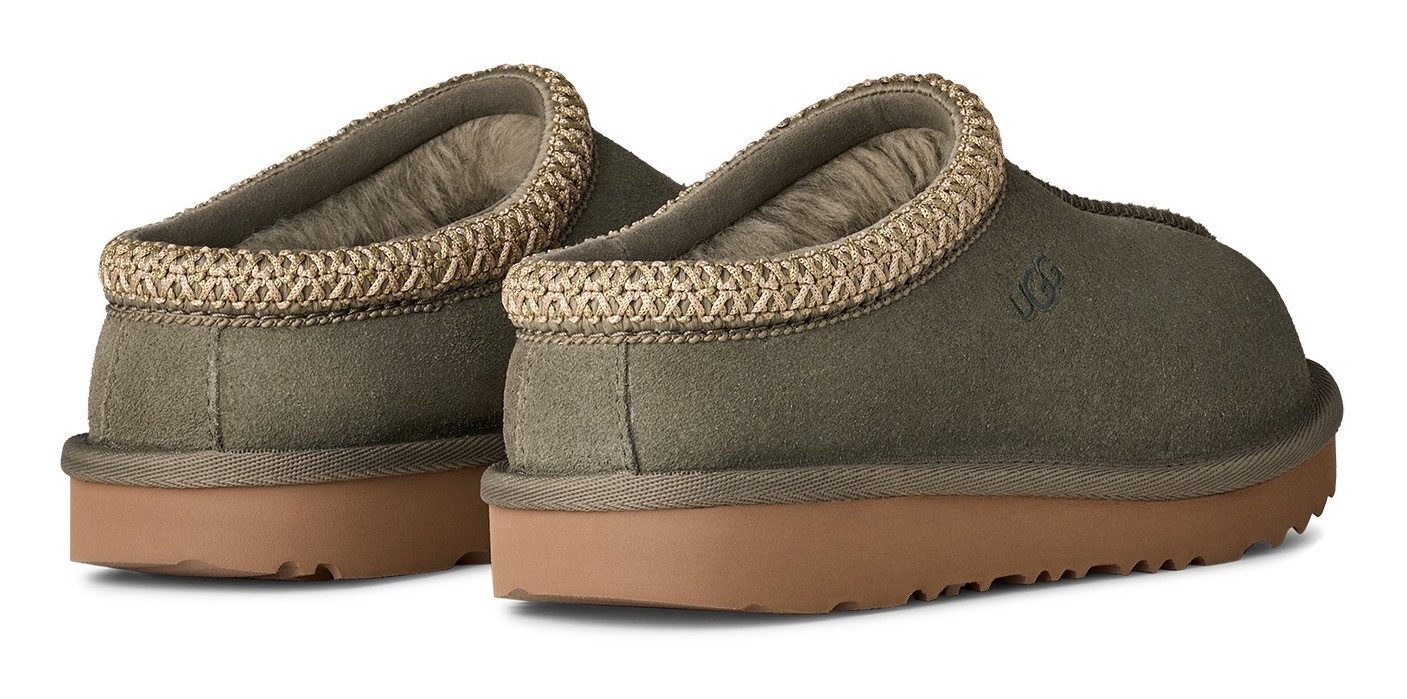 UGG Pantoffels K TASMAN II plateau clog, mule, pantoffel met lamswol