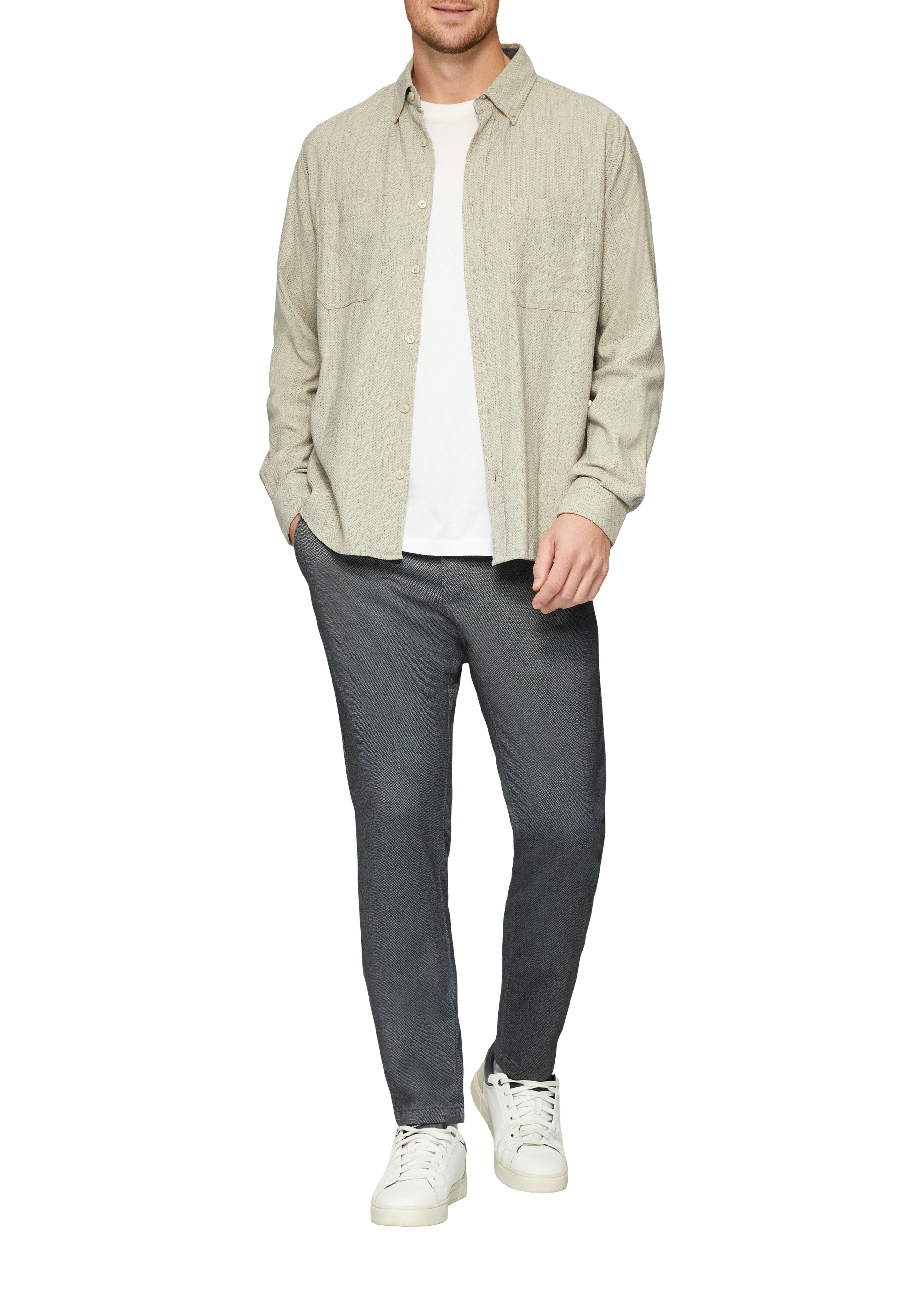 s.Oliver Chino met weefstructuur