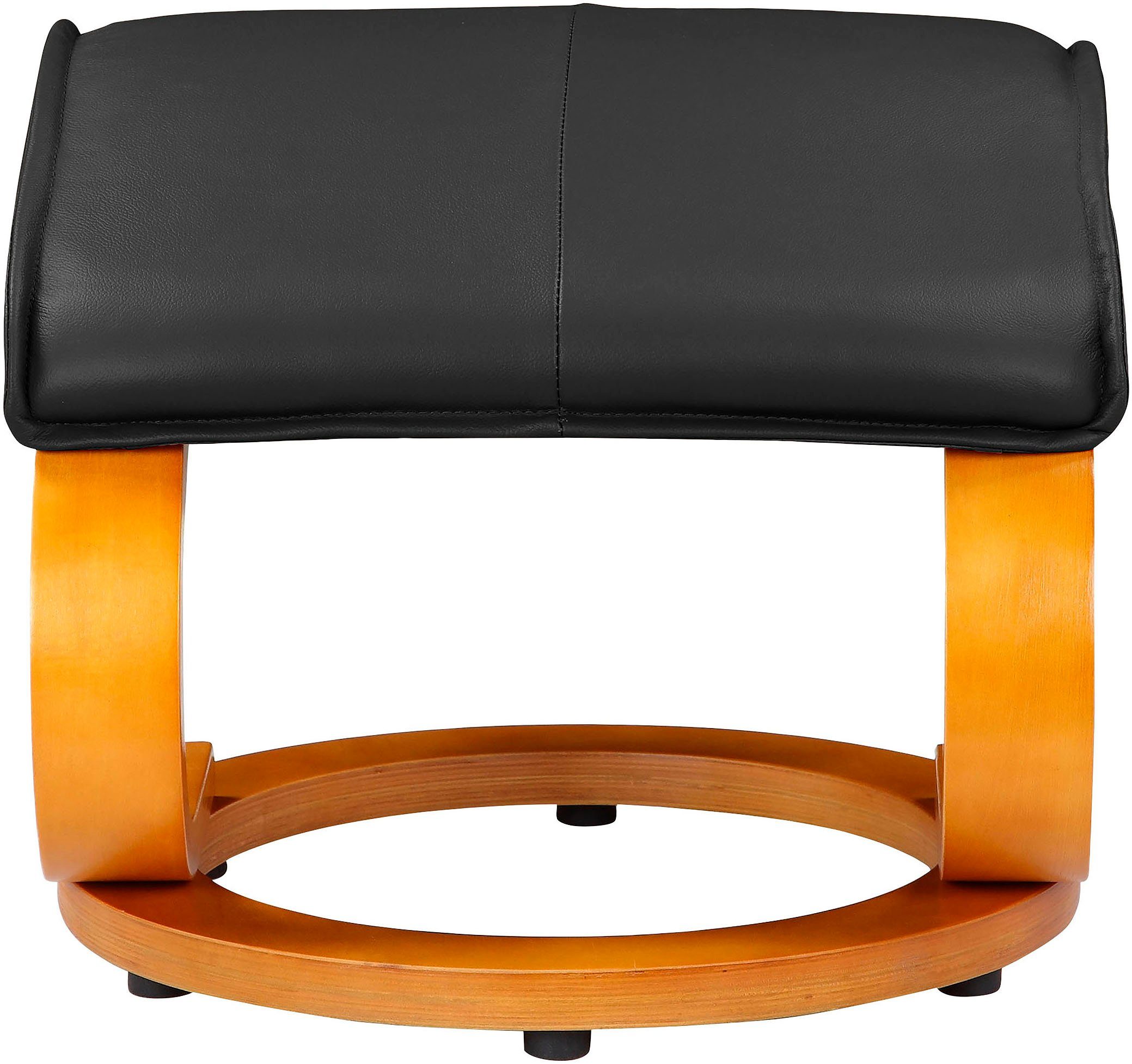 Home affaire Relaxfauteuil Paris, tv-stoel met poef en handmatige ligfunctie (set, 2 stuks)
