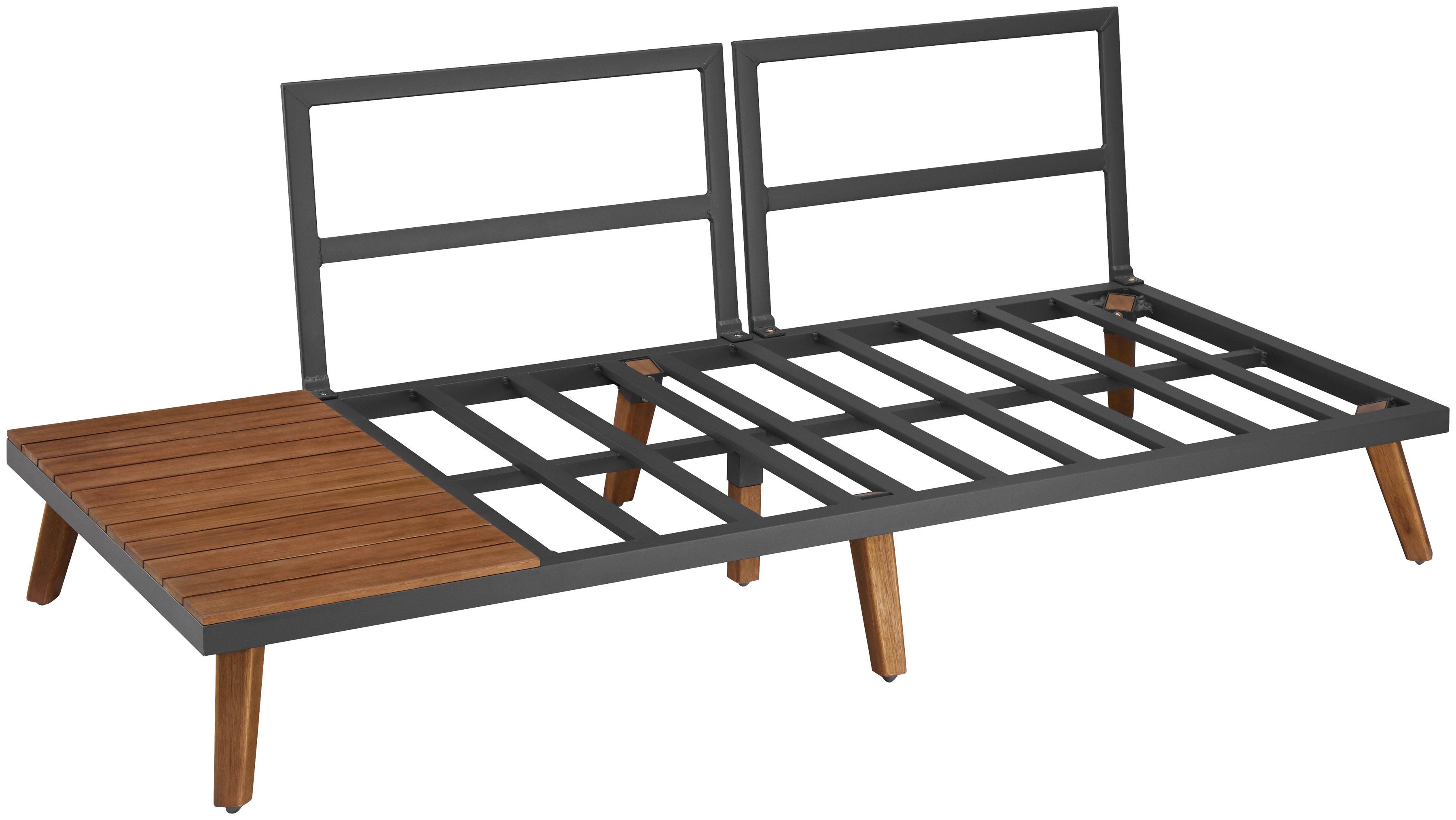 MERXX Tuinset Athene Aluminium frame met acaciahout, FSC 100% (15-delig)