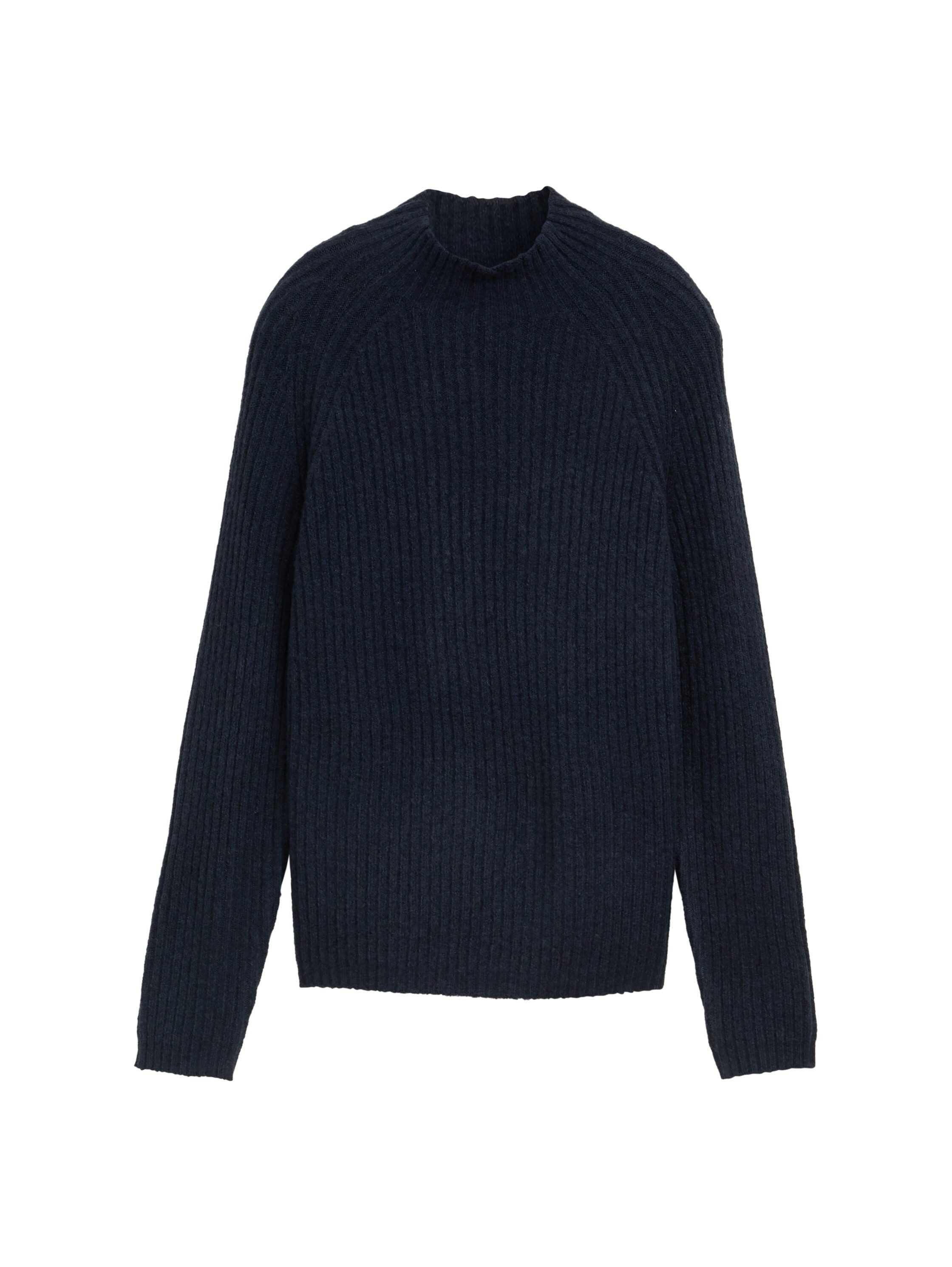 Tom Tailor Denim Gebreide trui met opstaande kraag