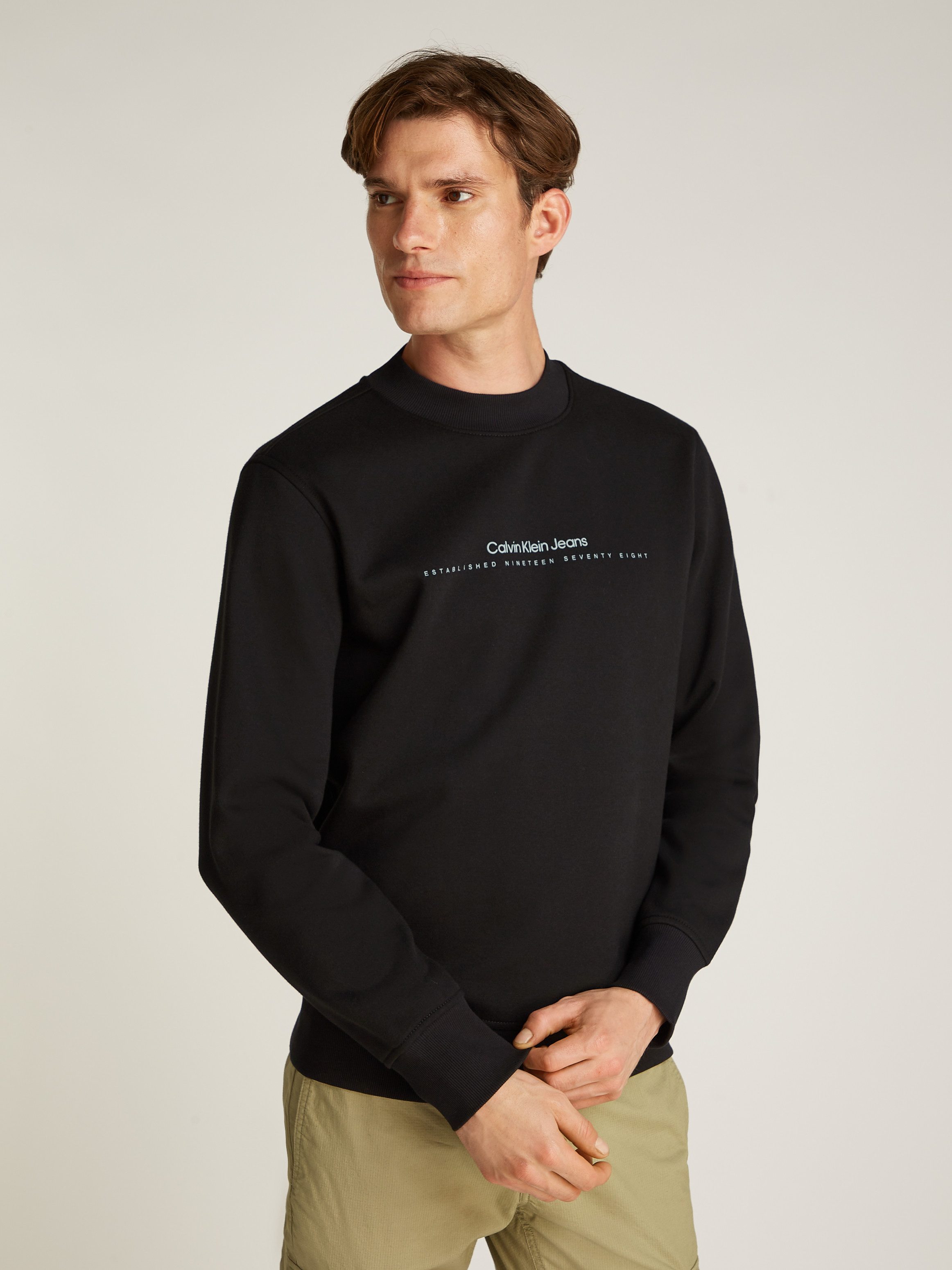 Calvin Klein Sweatshirt MINIMAL LOGO CREW NECK