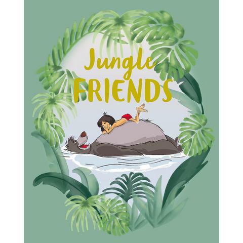Komar wanddecoratie Jungle Book Friends, zonder lijst