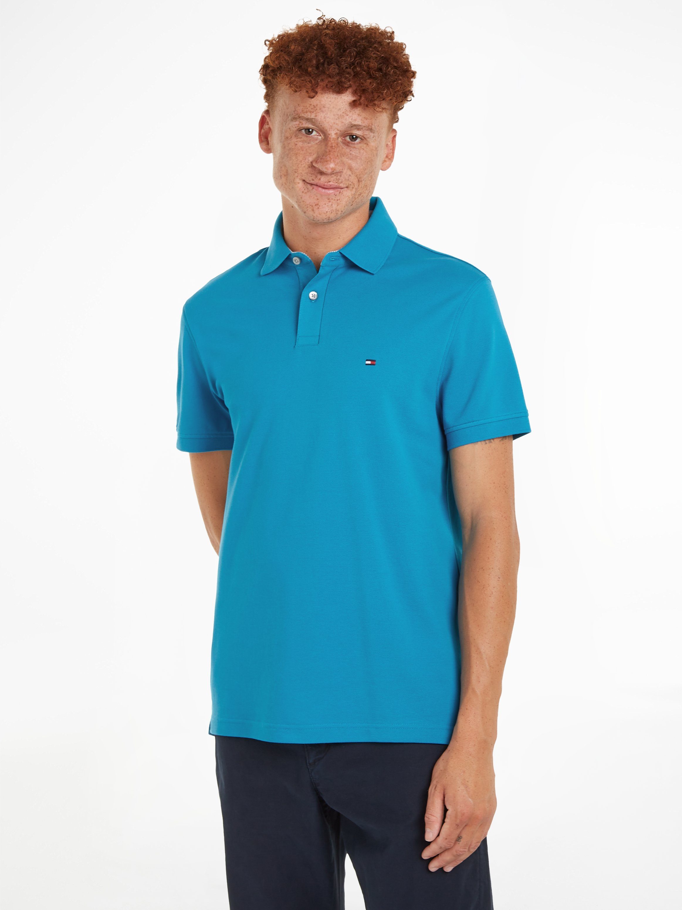 Tommy Hilfiger Poloshirt 1985 REGULAR POLO met contraststrepen in de kraag