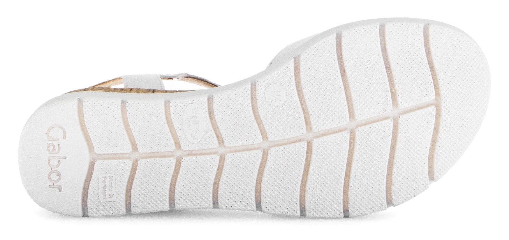 Gabor Sleehaksandaaltjes Genua , riemchensandaal, comfort-schoen, zomerschoen, stretchinzet, breedte g