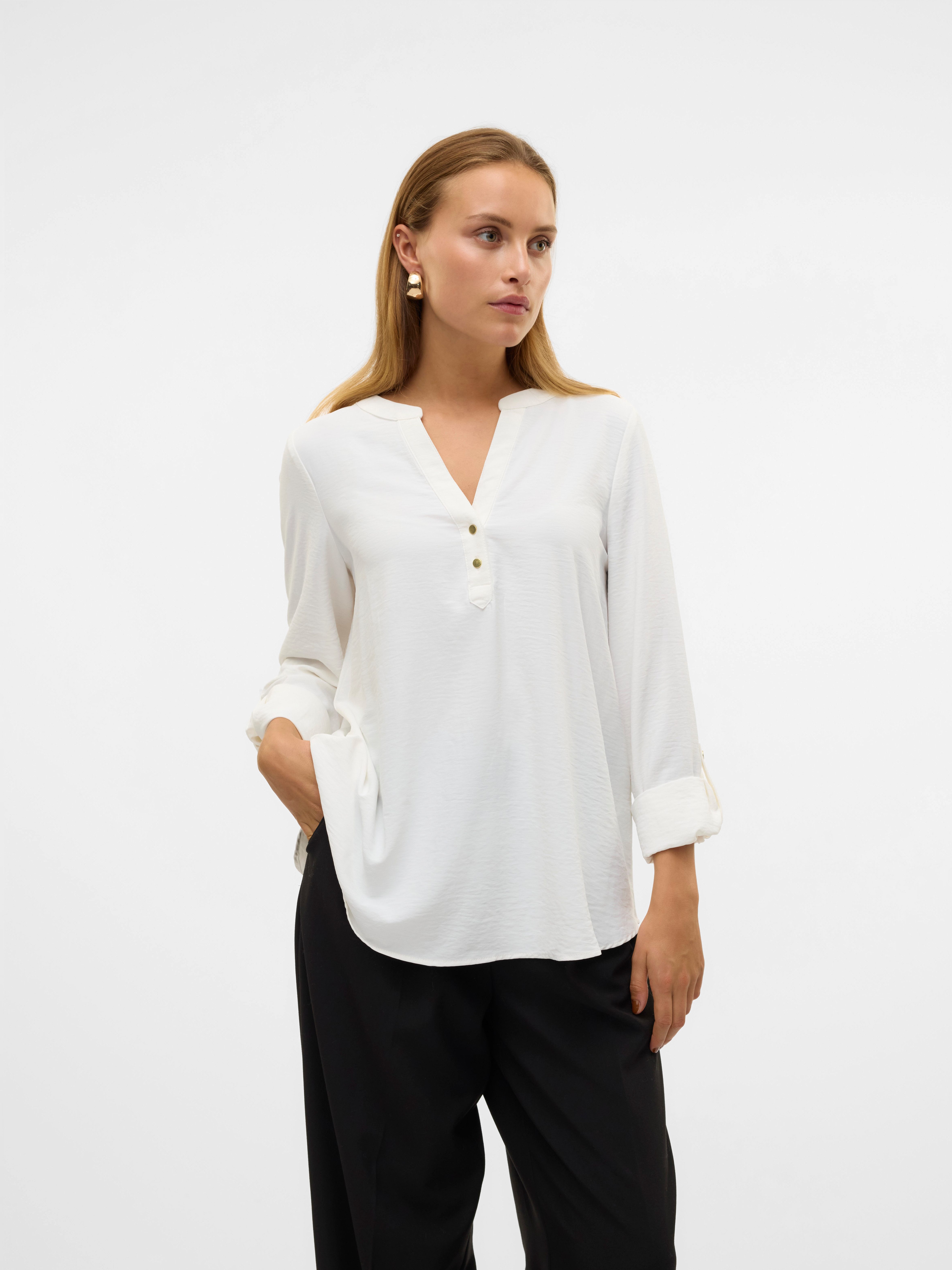 Vero Moda Shirt VMANI LS TOP WVN GA NOOS