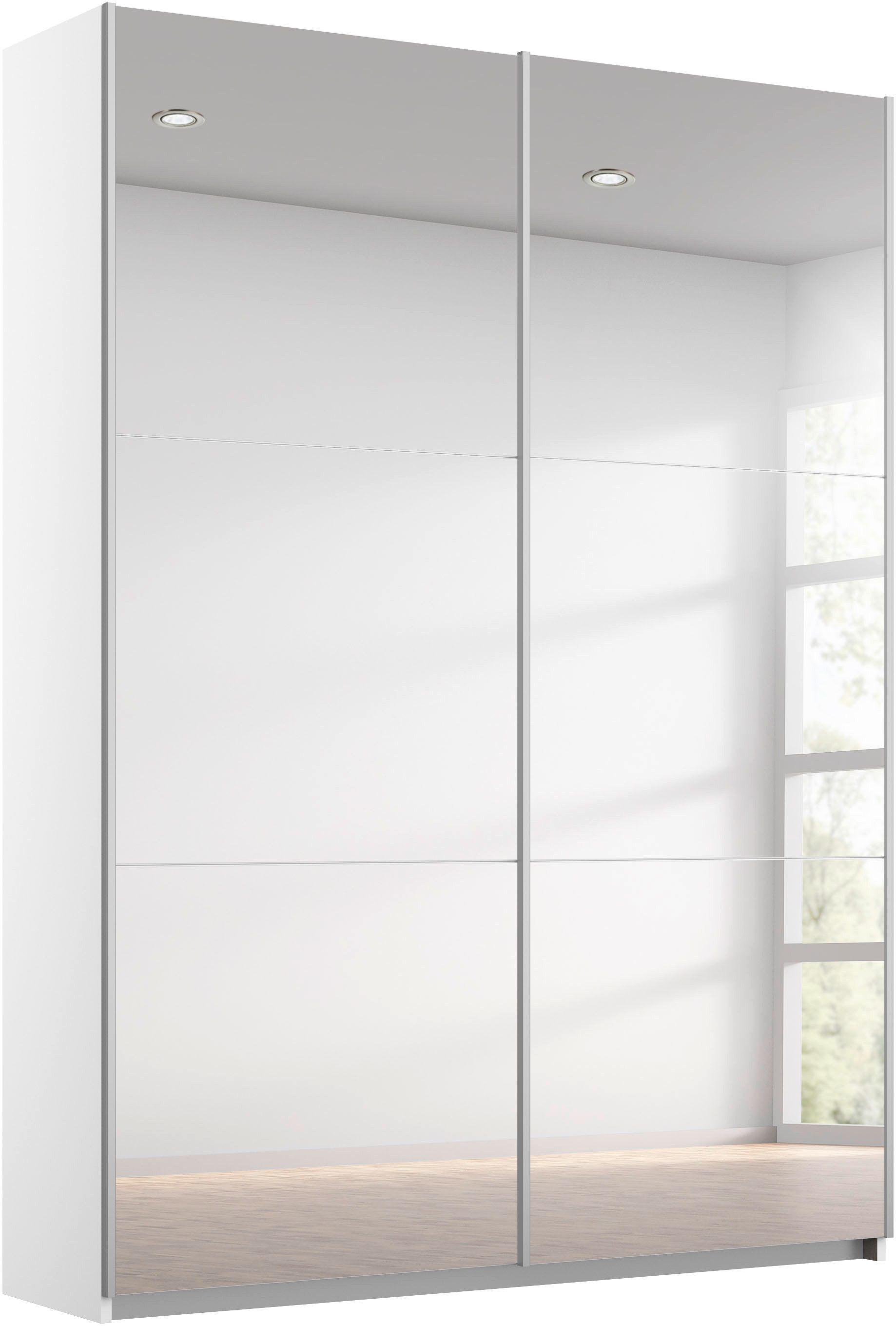 rauch Zweefdeurkast Kledingkast kast garderobe REFLECT inclusief praktische binneninrichting met veel opbergruimte made in germany zweefdeurkasten