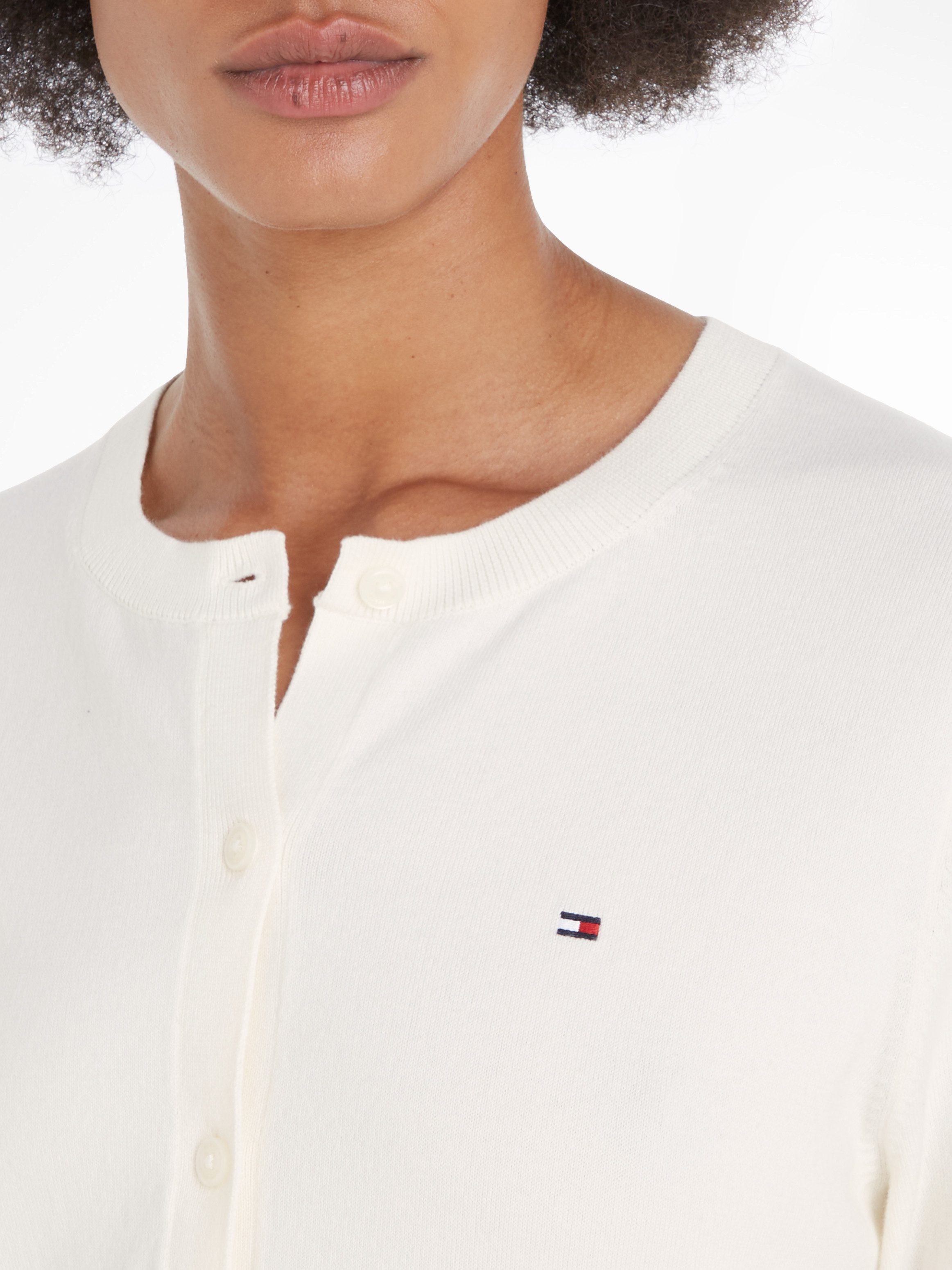 Tommy Hilfiger Cardigan CO JERSEY STITCH CARDIGAN
