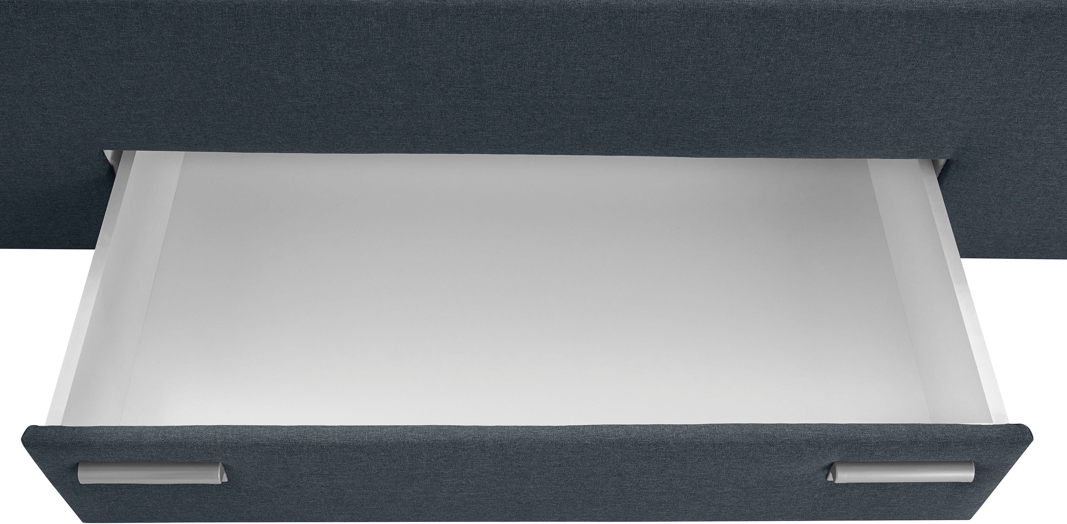 Westfalia Polsterbetten Boxspring met geïntegreerde lade, vrij plaatsbaar