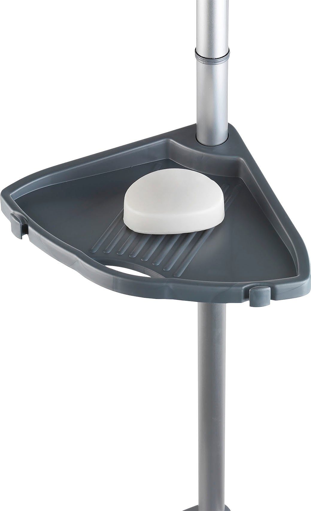 WENKO Doucherekje Telescopische douchehoek Compact