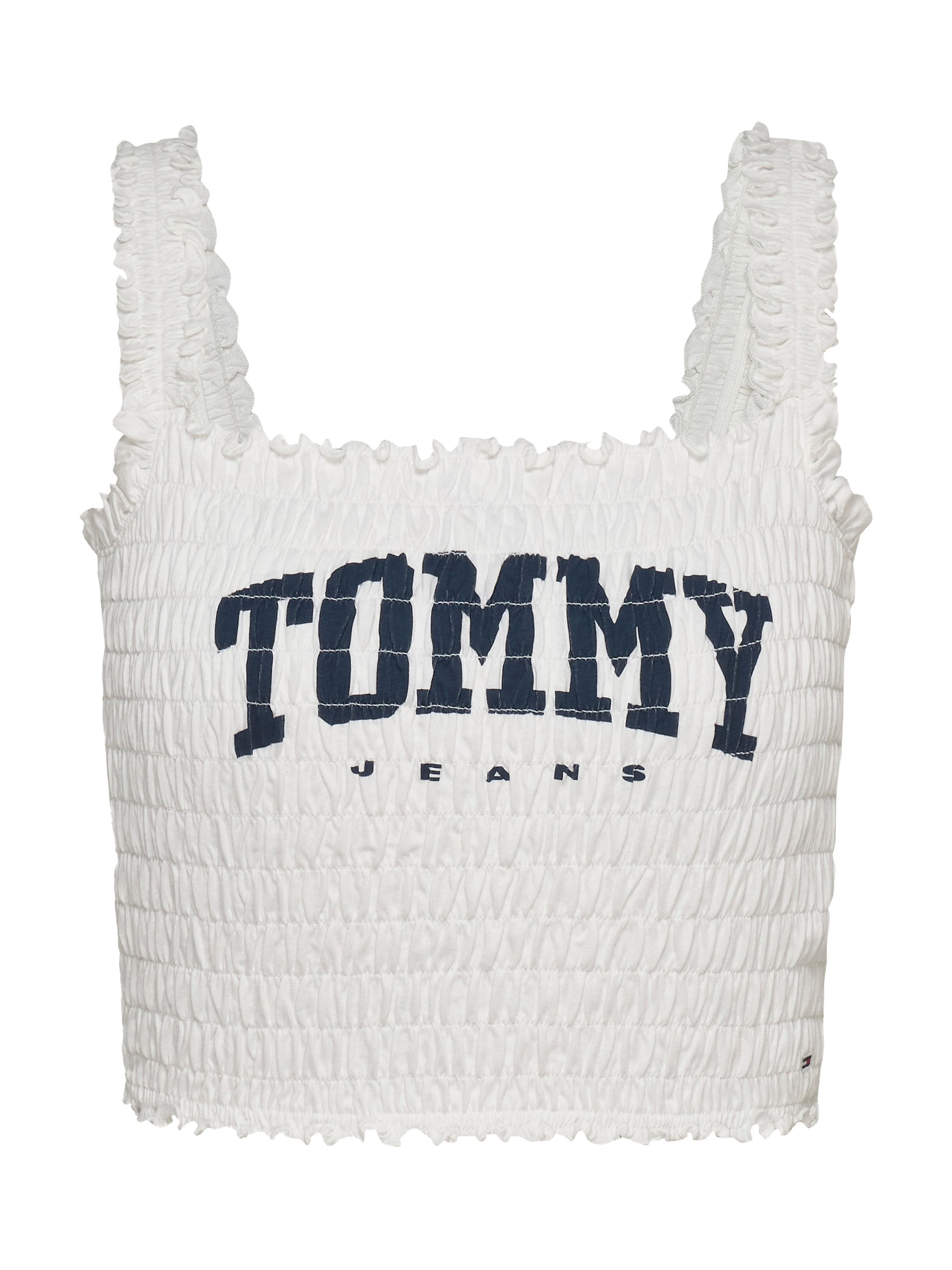 TOMMY JEANS Smoktop TJW SMOCK VARSITY BRALETTE