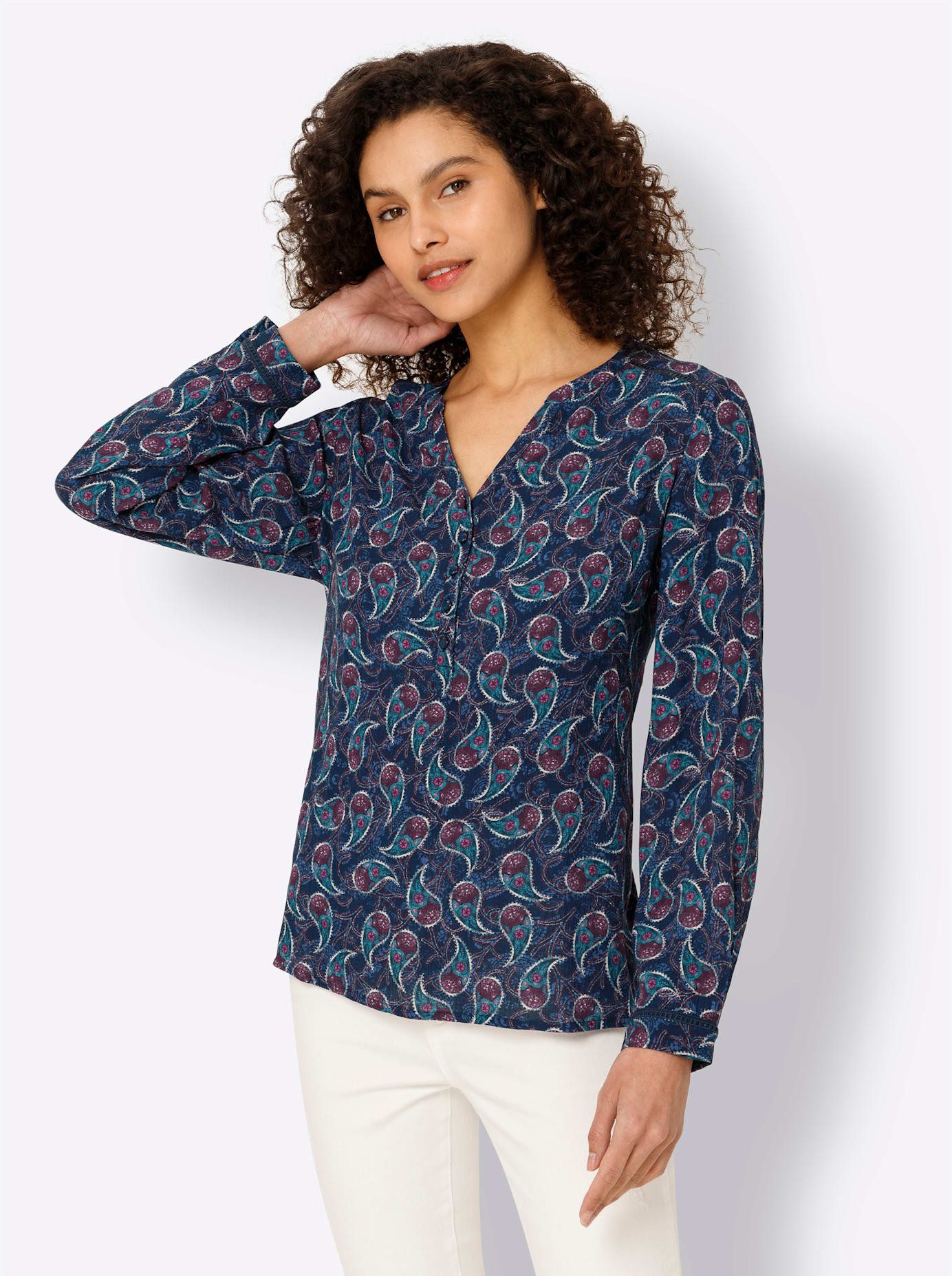 heine Blouse met lange mouwen