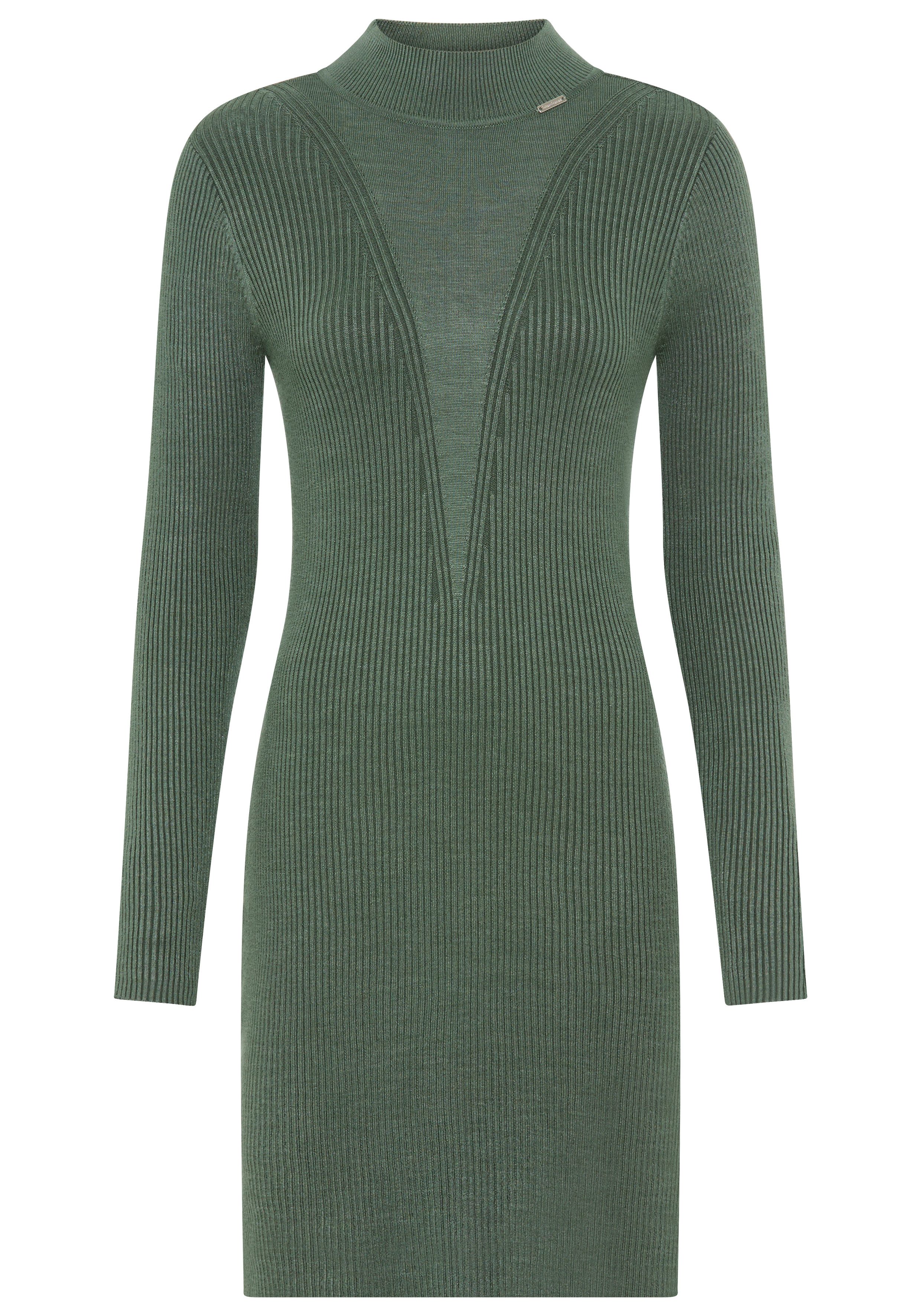 Bruno Banani Gebreide jurk in ribbreisel - nieuwe collectie