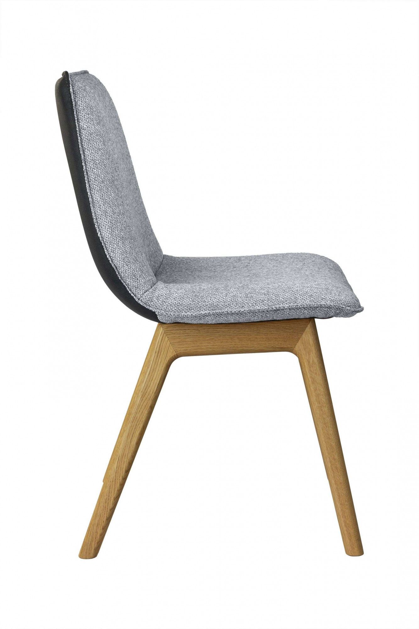 andas Eetkamerstoel Ramon met massief houten poten, verschillende stoffen (set, 2 stuks)