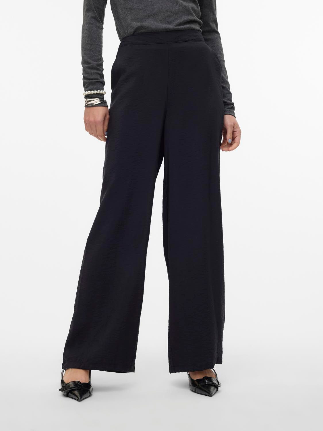 Vero Moda Comfortbroek VMJOSIE HW WIDE PANT WVN GA NOOS