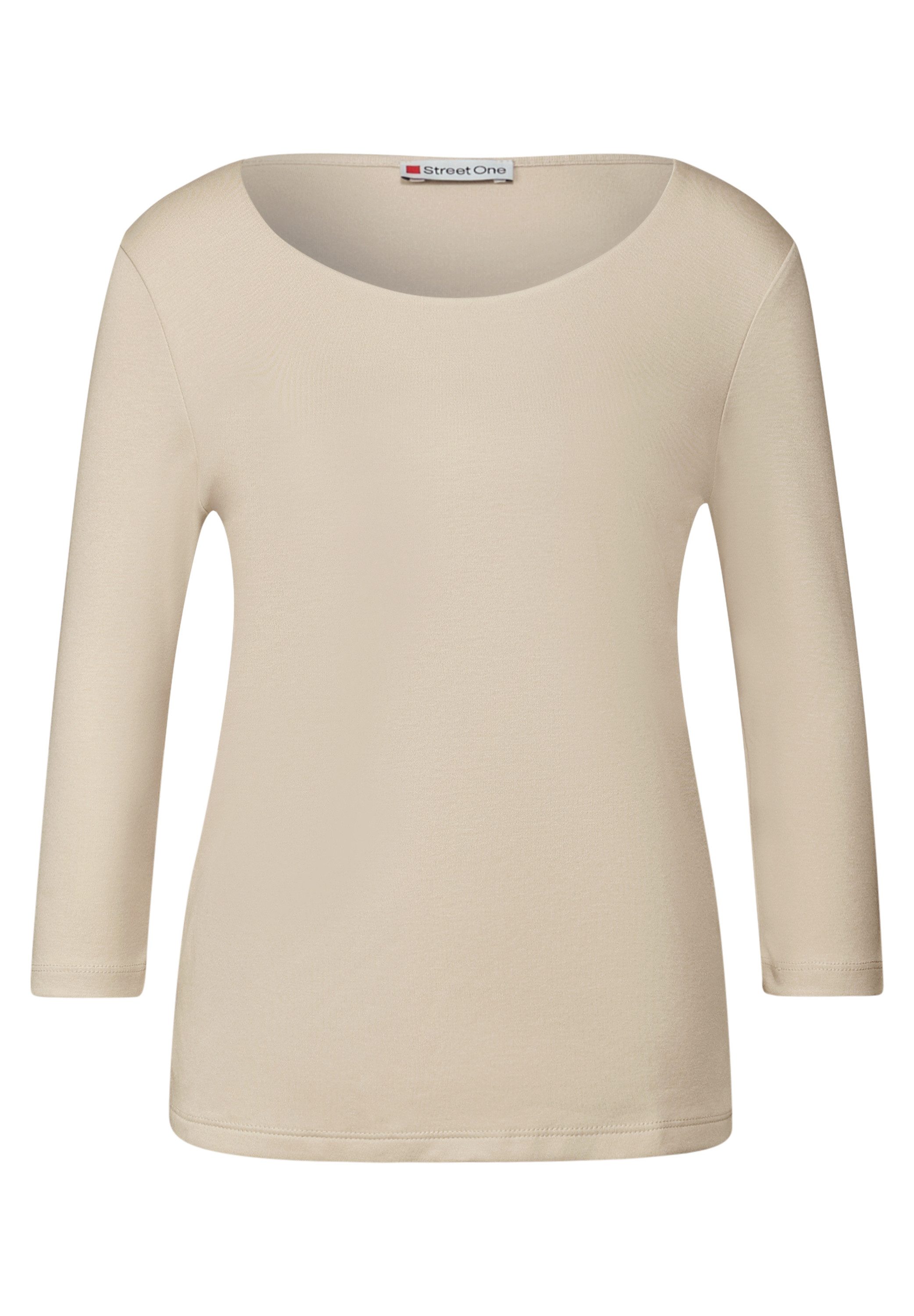 STREET ONE Shirt met ronde hals Style Pania met een ronde hals