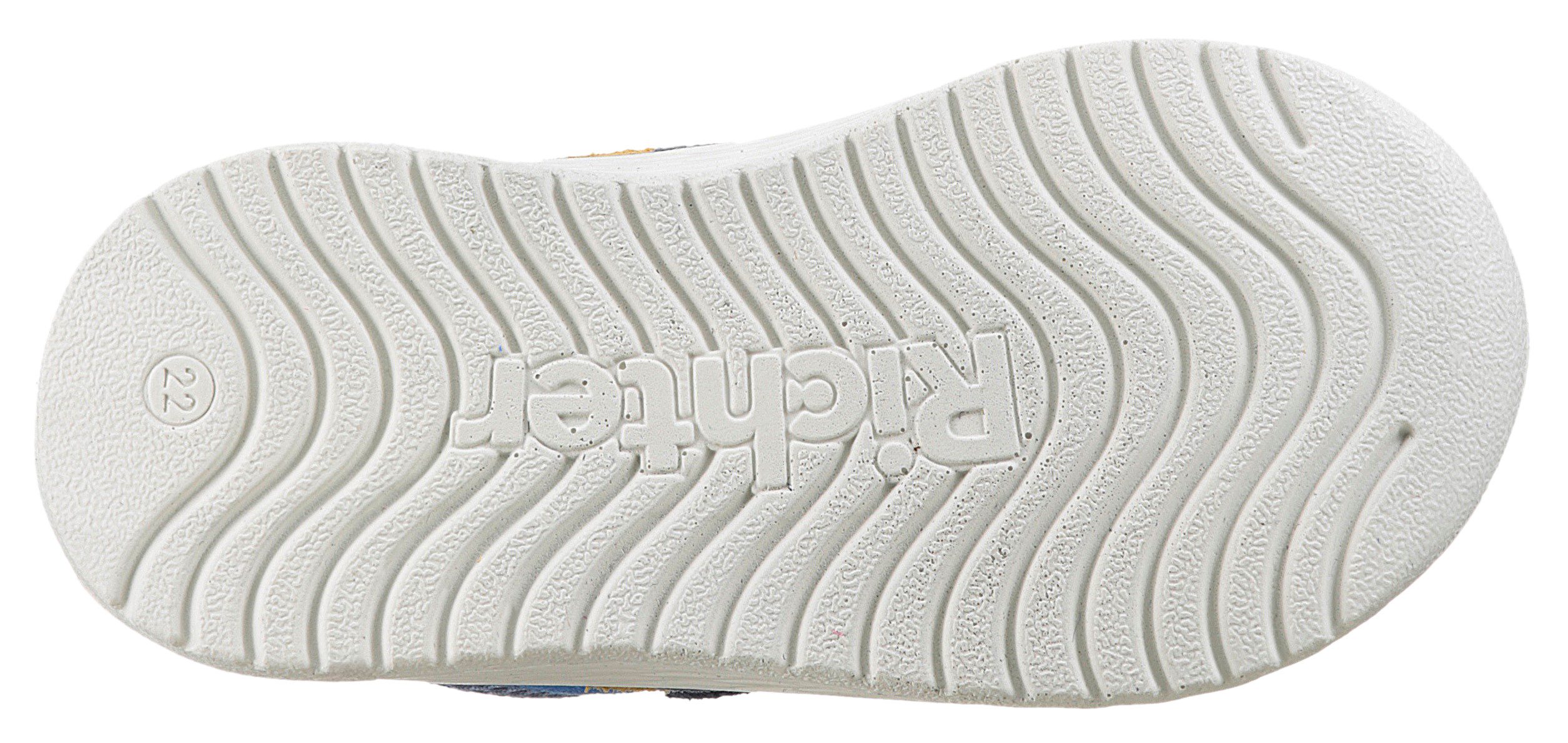Richter Sneakers Timmy WMS: gemiddeld Klittenbandschoen met praktische elastische band, maat sjabloon om te downloaden