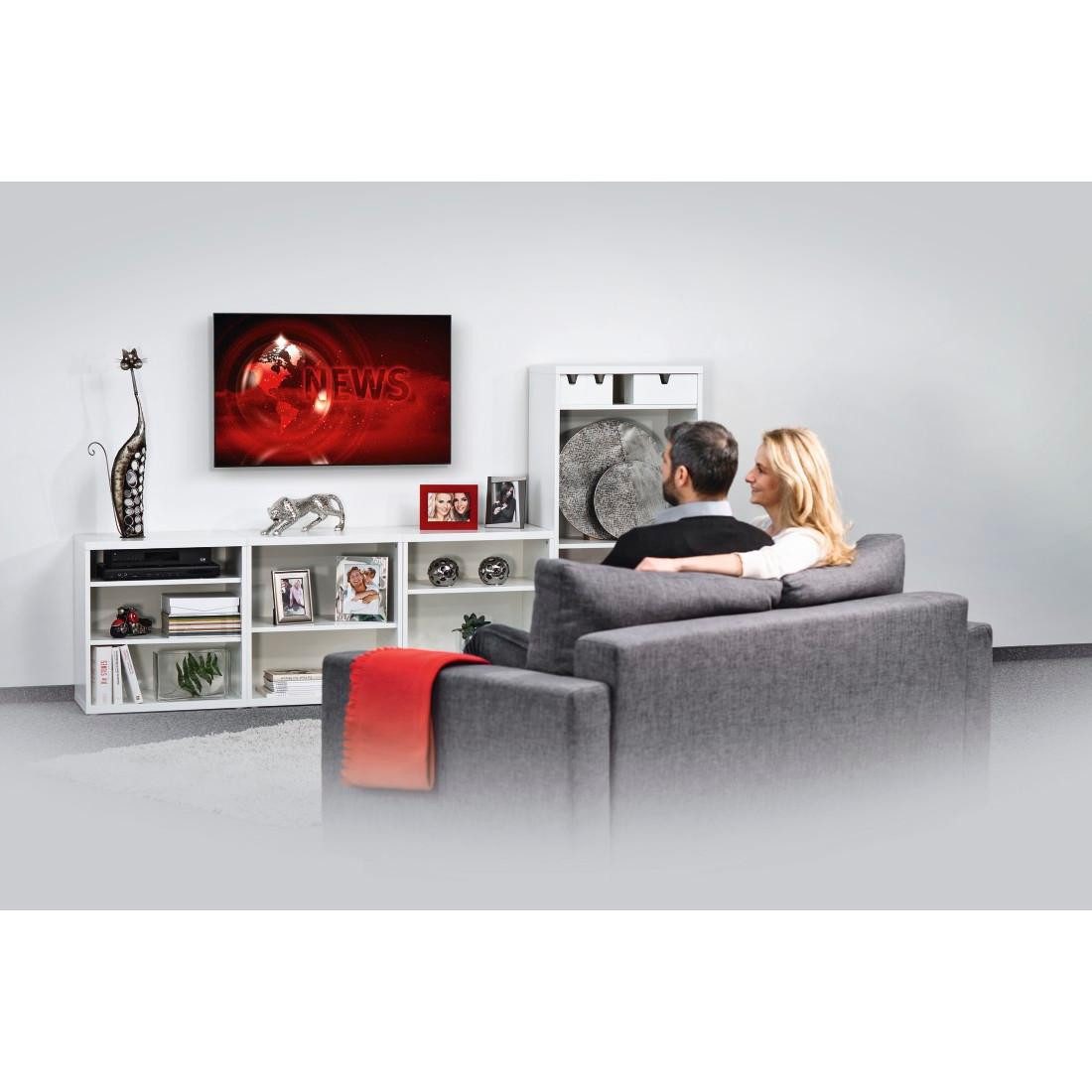 Hama Tv-wandhouder TV-beugel plat, stijf, 81 - 191 cm (32"-75"), 43", 50", 55", 65"