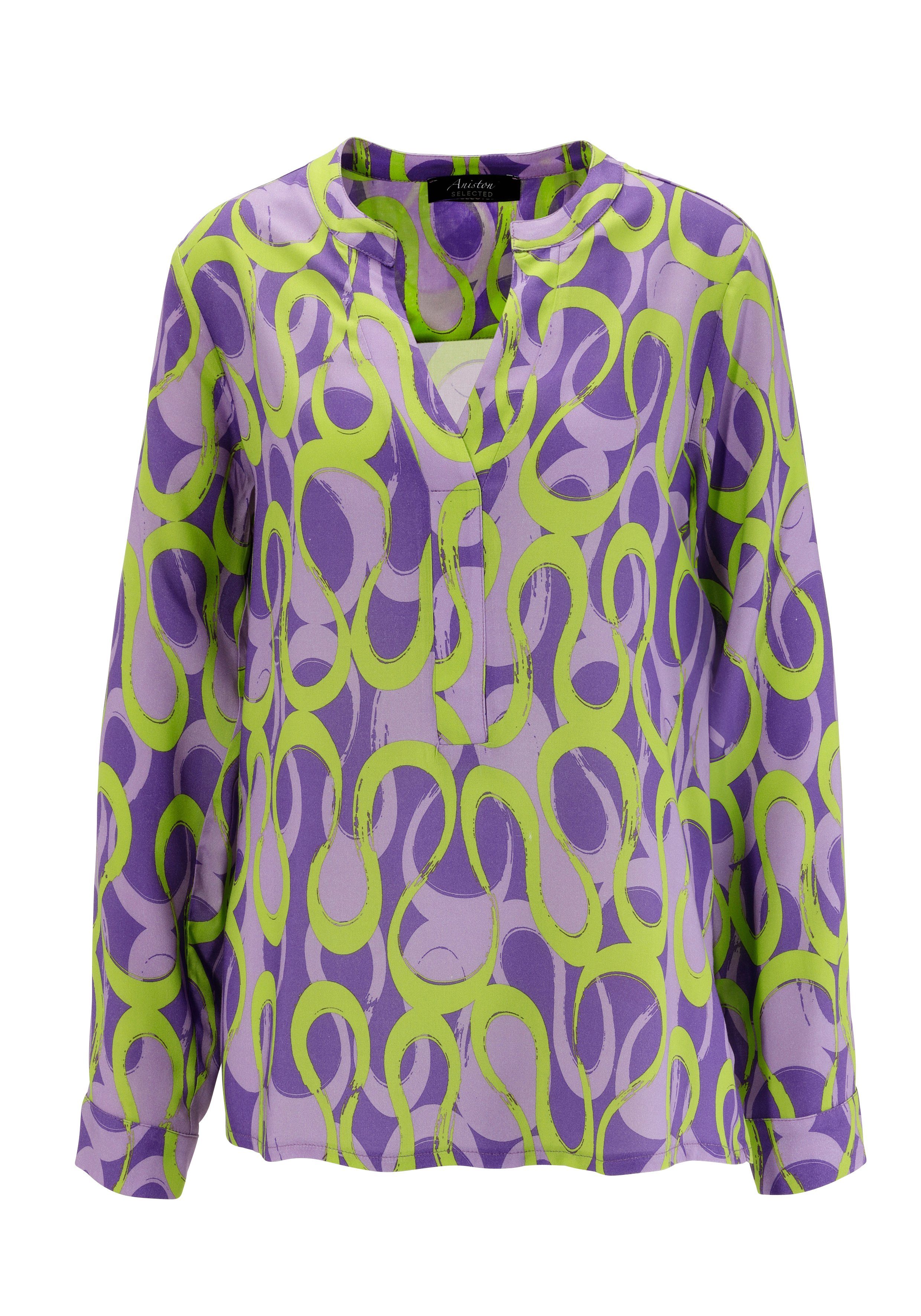 Aniston SELECTED Blouse zonder sluiting met pas achter
