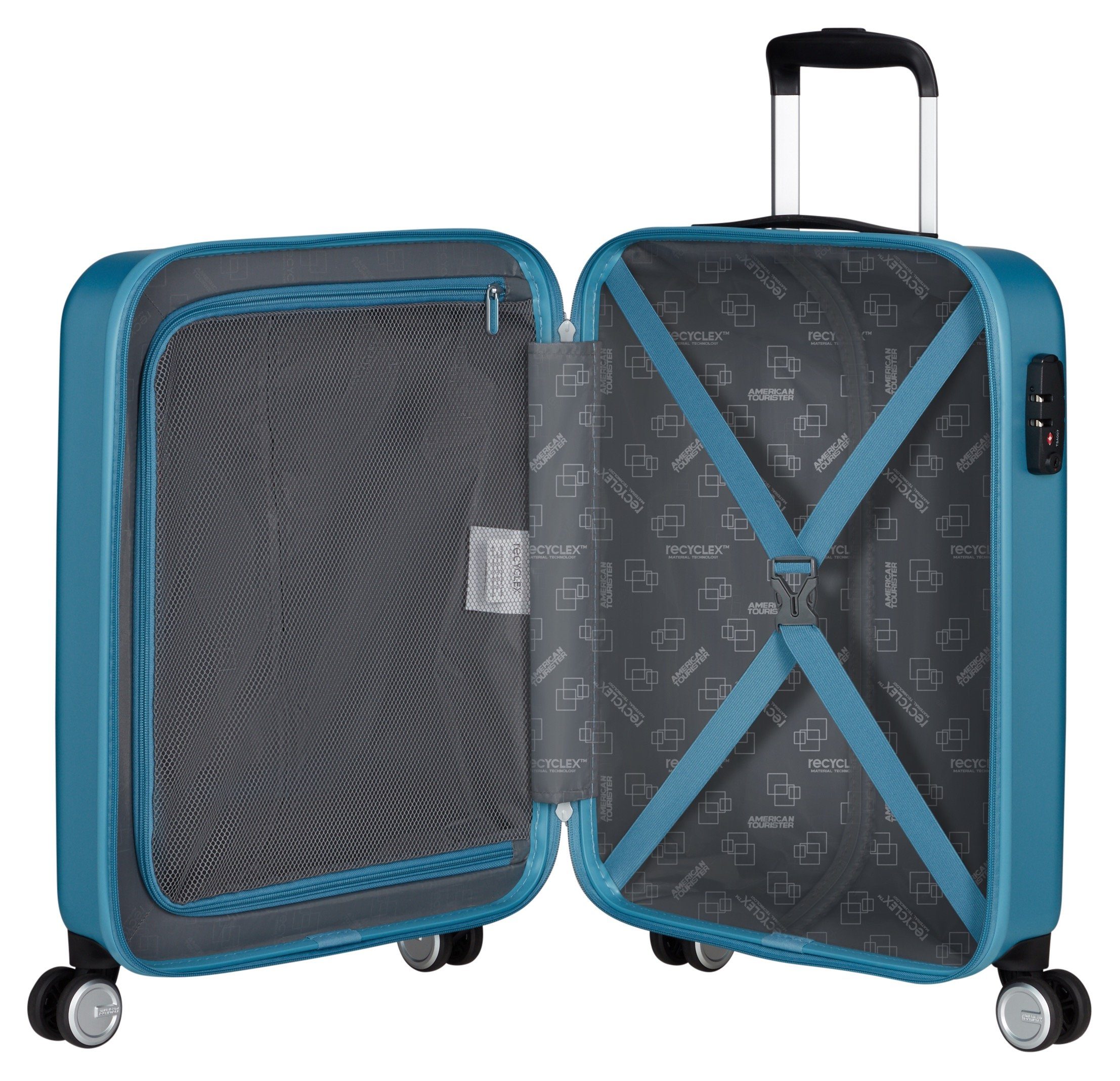 American Tourister® Trolley ASTROBEAM 55 Handbagage-koffer reiskoffer met TSA-cijferslot