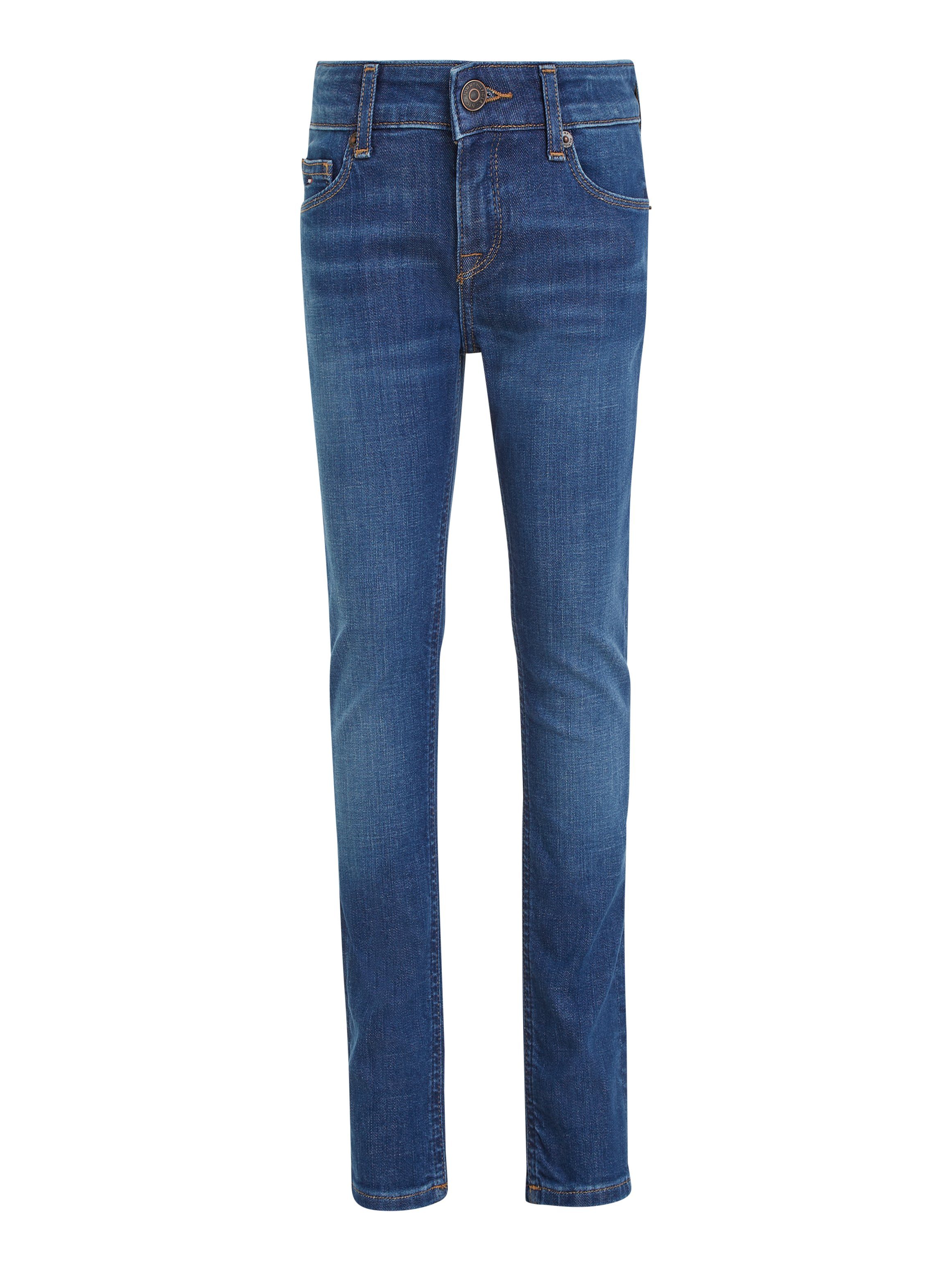 Tommy Hilfiger Slim fit jeans NORA DARK WASH in blauwe wassing