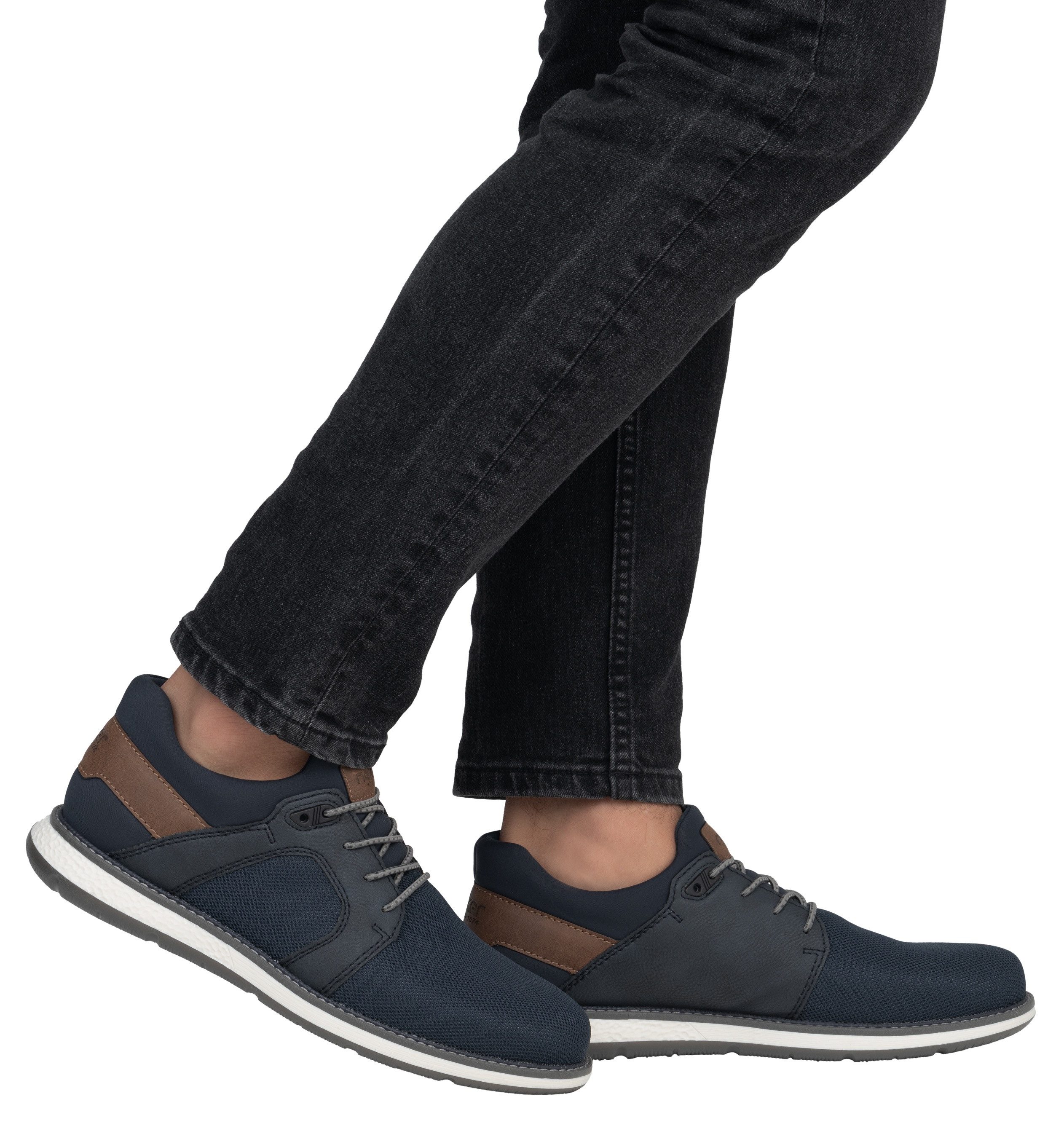 Rieker Slip-on sneakers , slippers, lage schoen, vrijetijdssneaker met zachte schacht